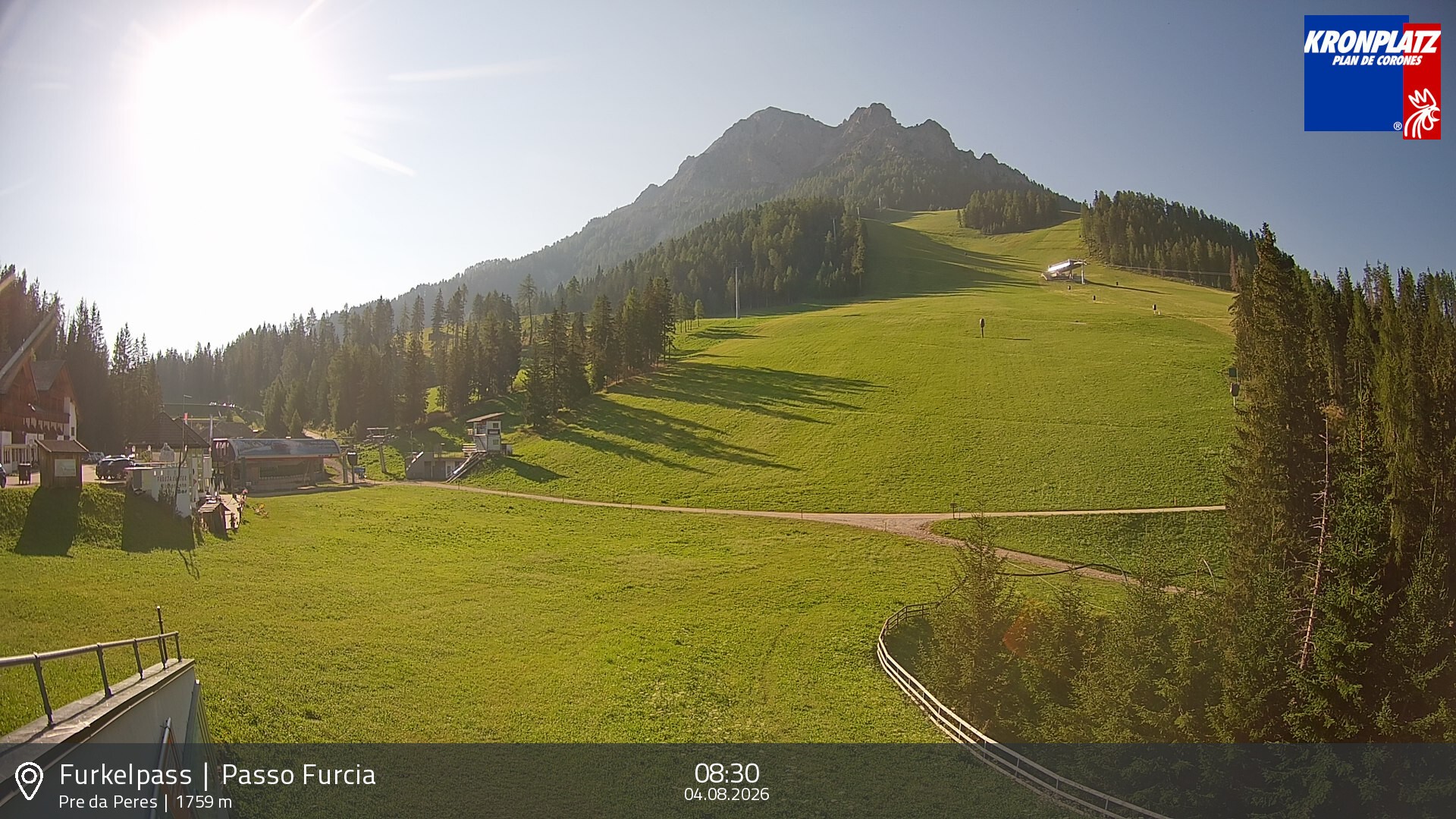 Archiv Foto Webcam Talstation Furkelpass, Kronplatz