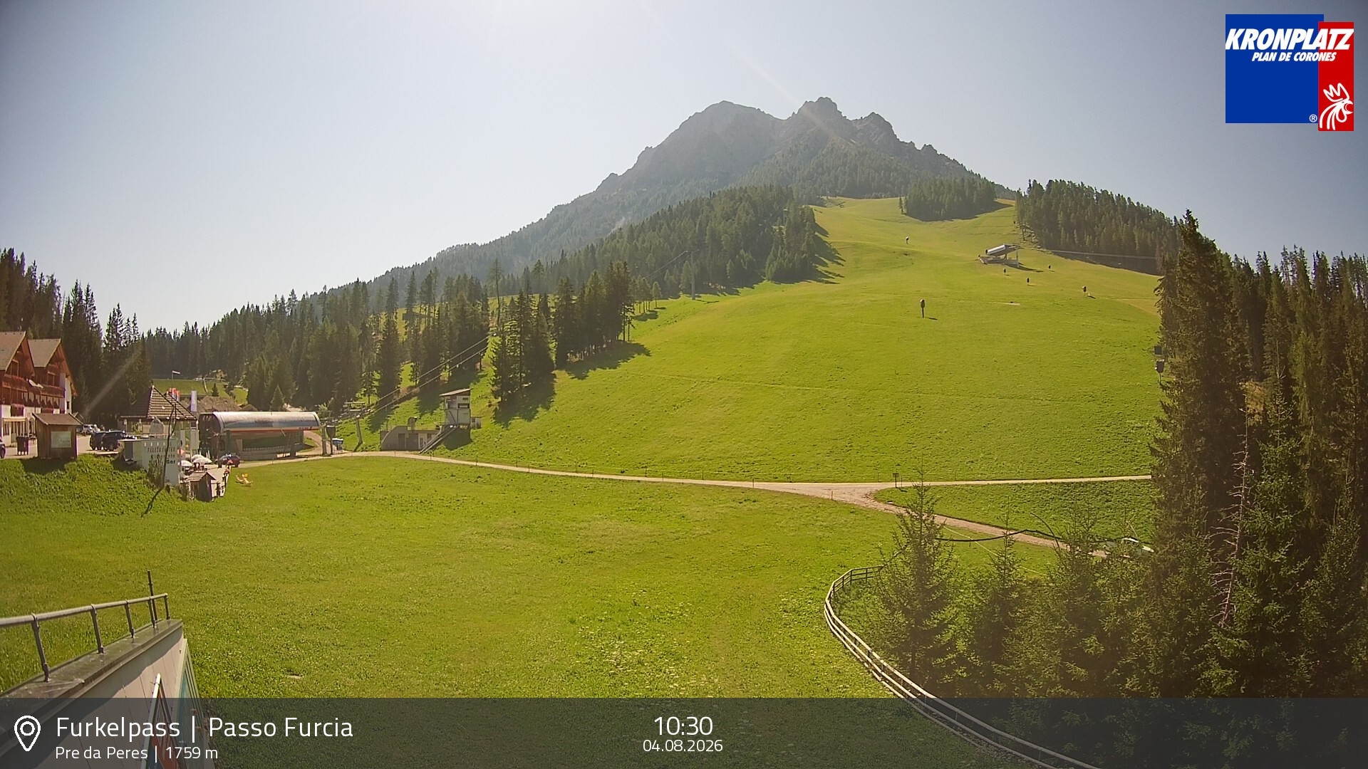 Archiv Foto Webcam Talstation Furkelpass, Kronplatz