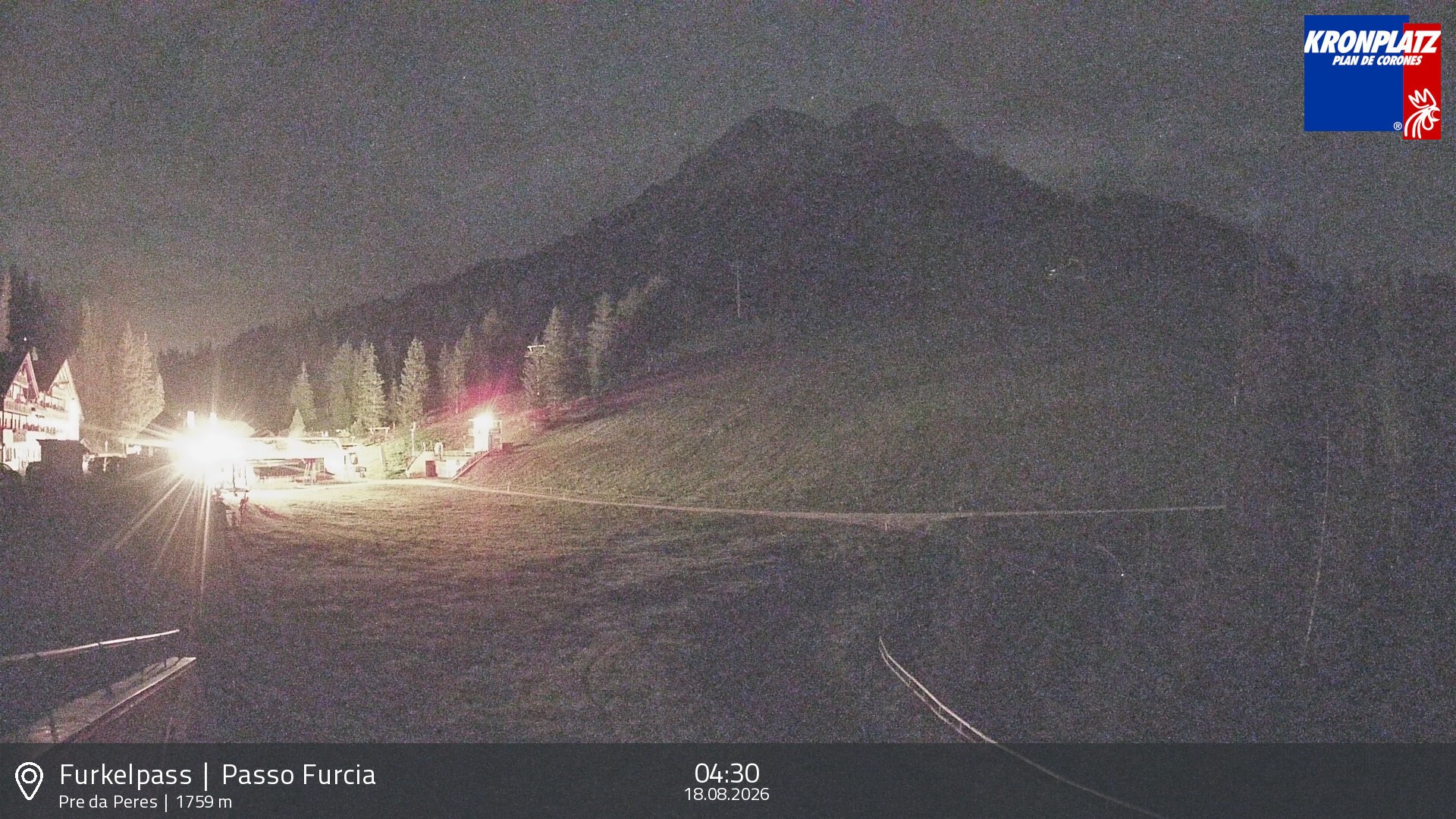Archiv Foto Webcam Talstation Furkelpass, Kronplatz
