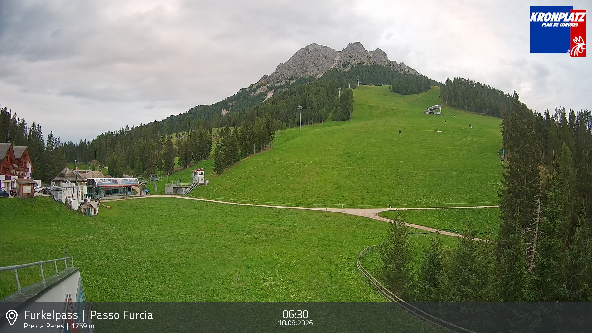 Archiv Foto Webcam Talstation Furkelpass, Kronplatz