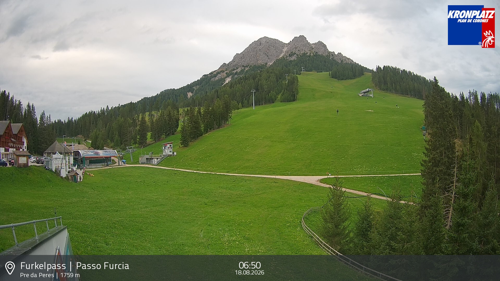 Archiv Foto Webcam Talstation Furkelpass, Kronplatz