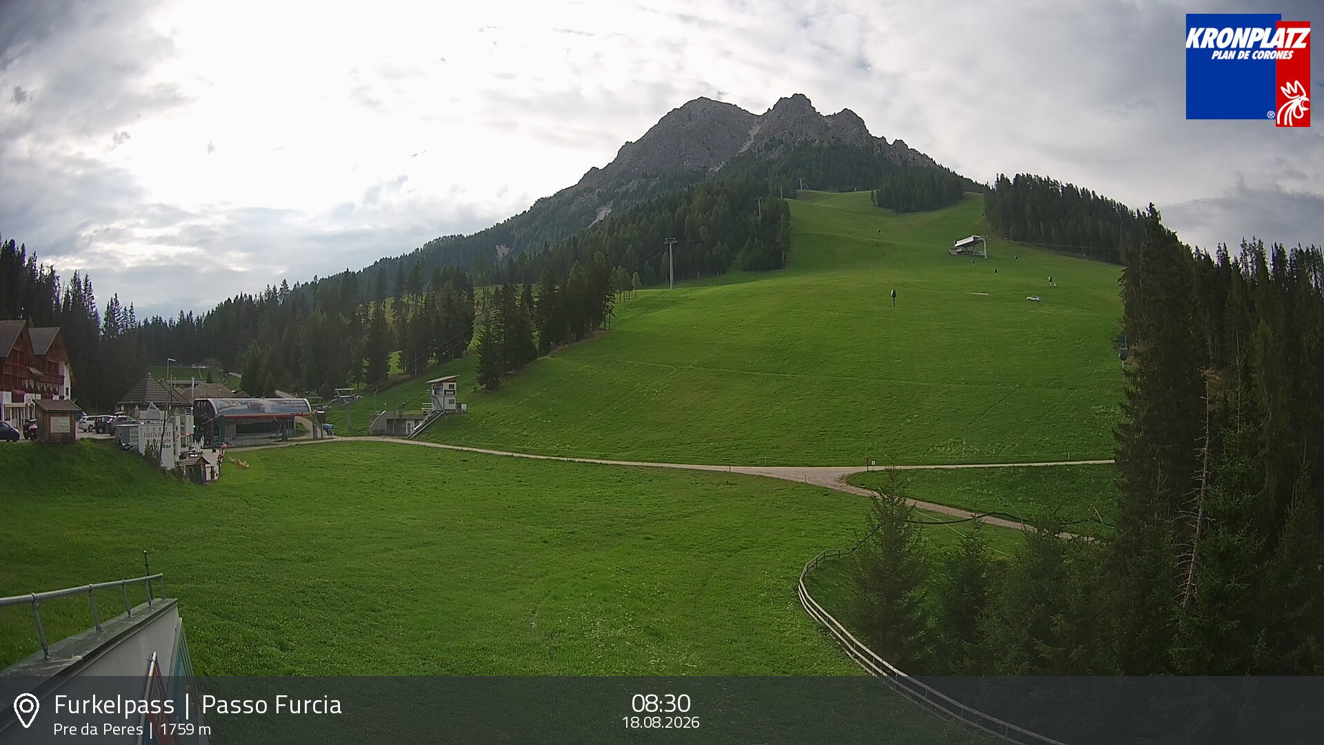 Archiv Foto Webcam Talstation Furkelpass, Kronplatz