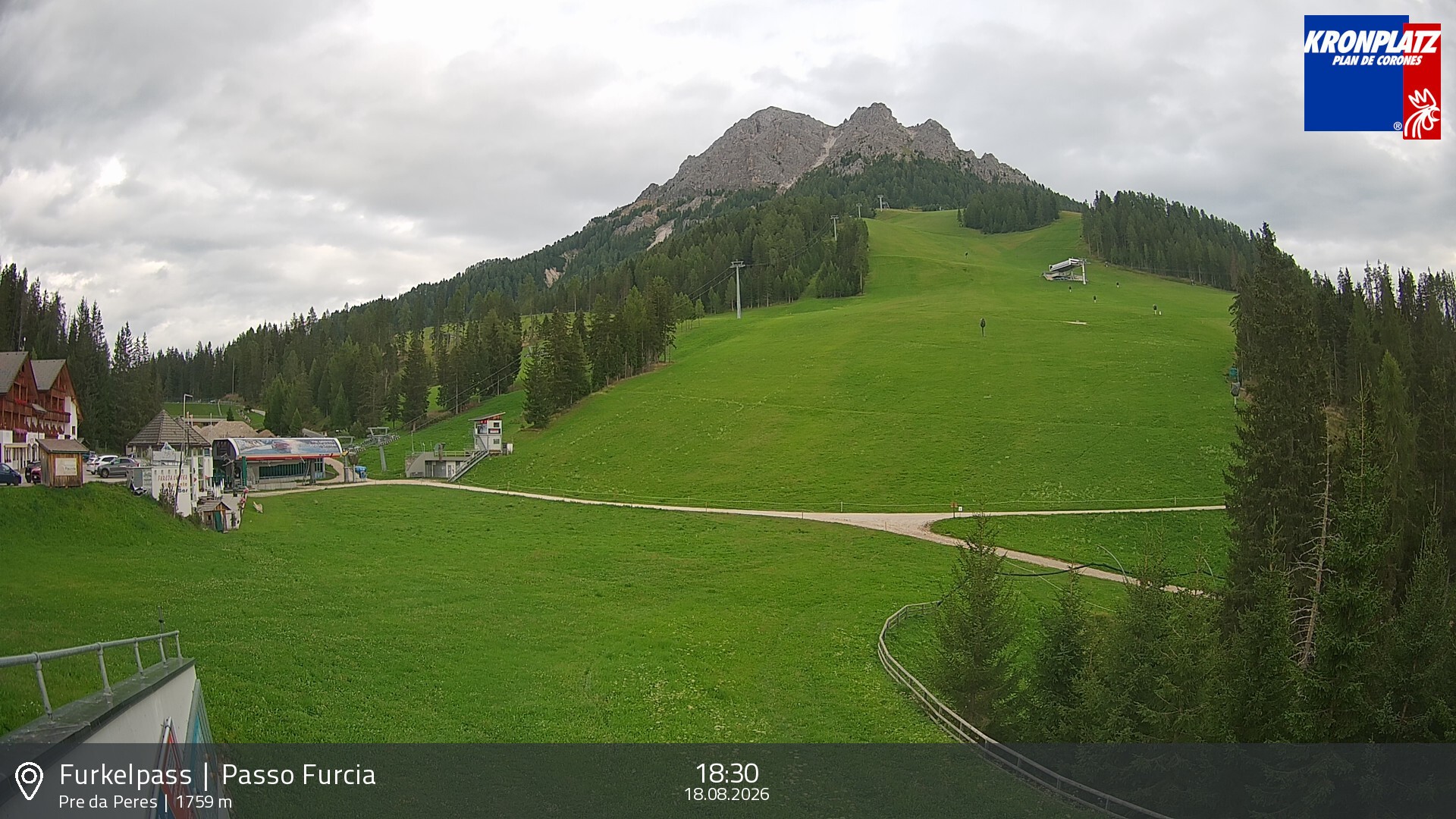 Archiv Foto Webcam Talstation Furkelpass, Kronplatz