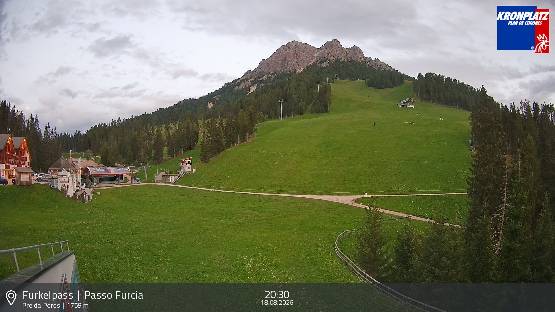 Archiv Foto Webcam Talstation Furkelpass, Kronplatz
