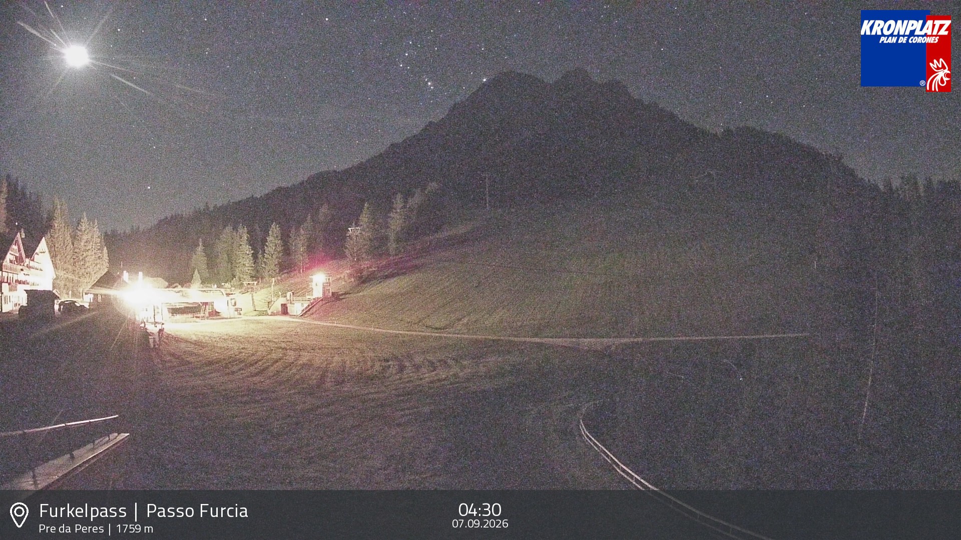 Archiv Foto Webcam Talstation Furkelpass, Kronplatz