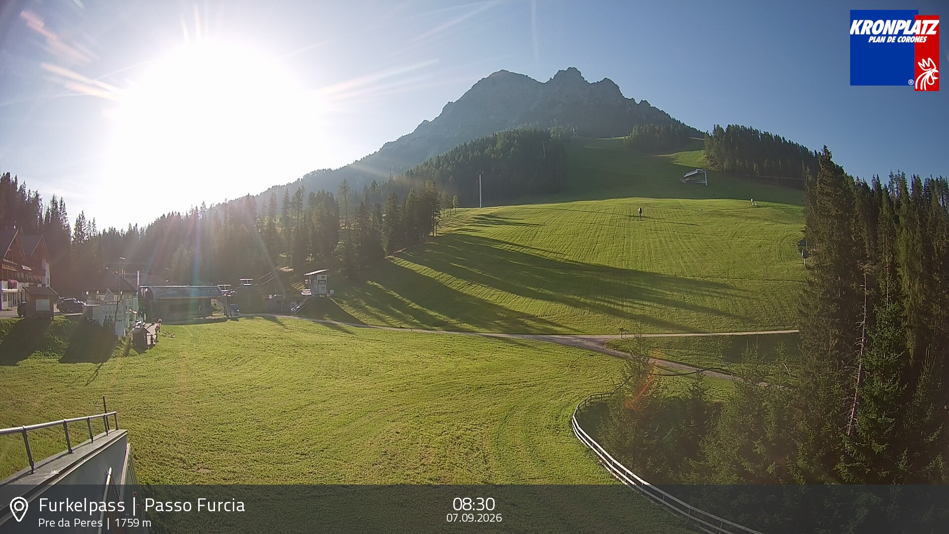 Archiv Foto Webcam Talstation Furkelpass, Kronplatz