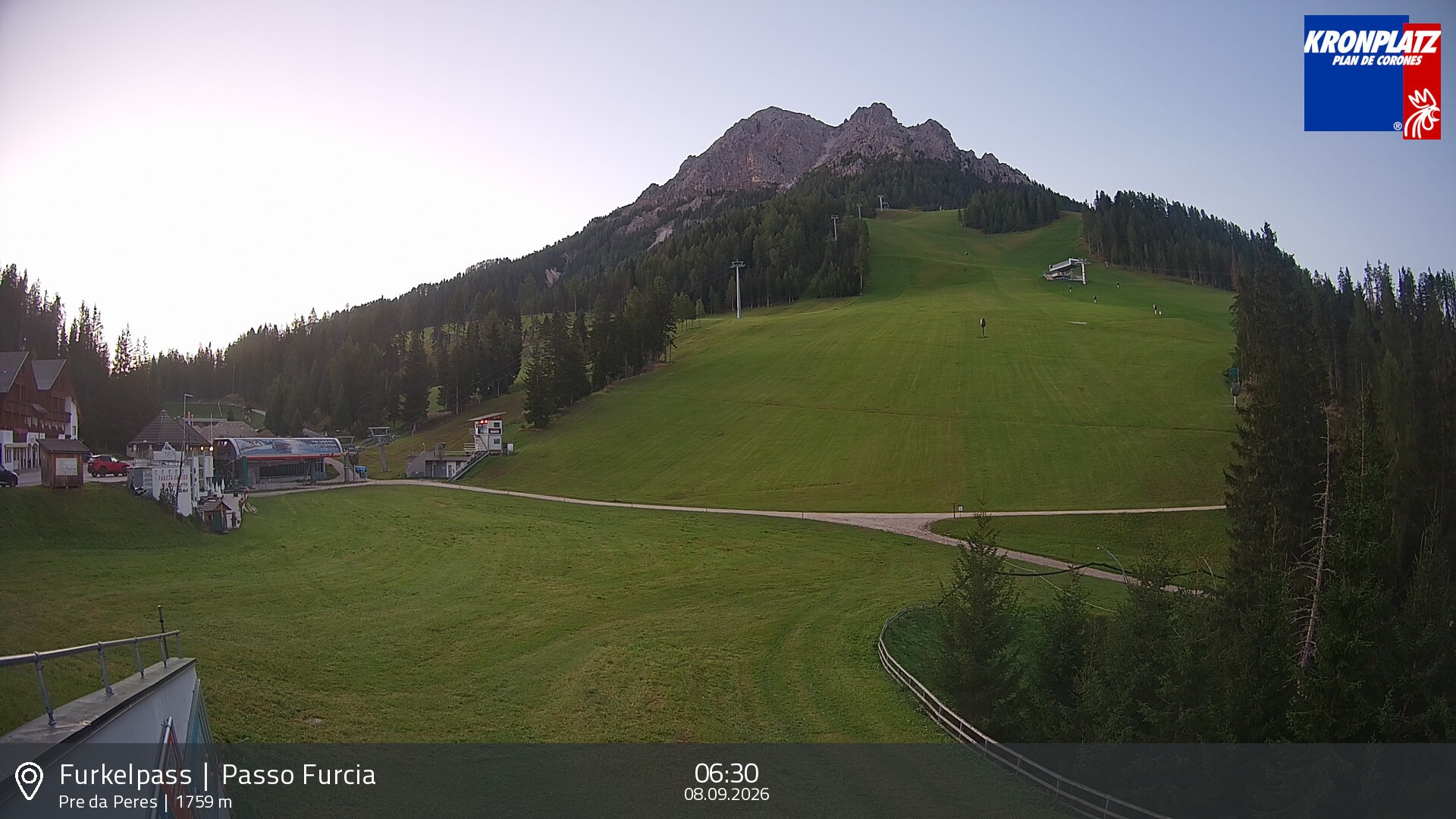 Archiv Foto Webcam Talstation Furkelpass, Kronplatz