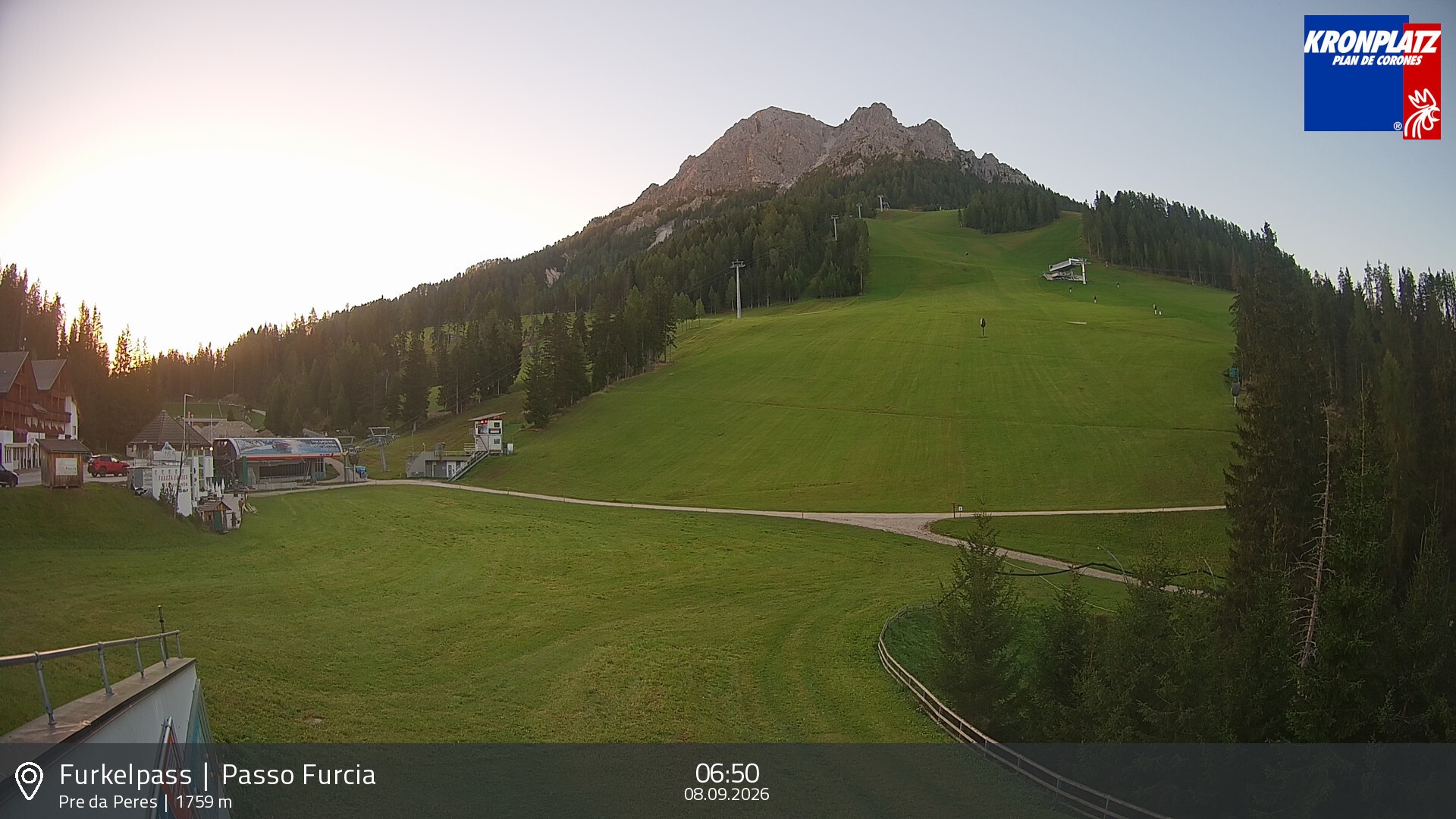 Archiv Foto Webcam Talstation Furkelpass, Kronplatz