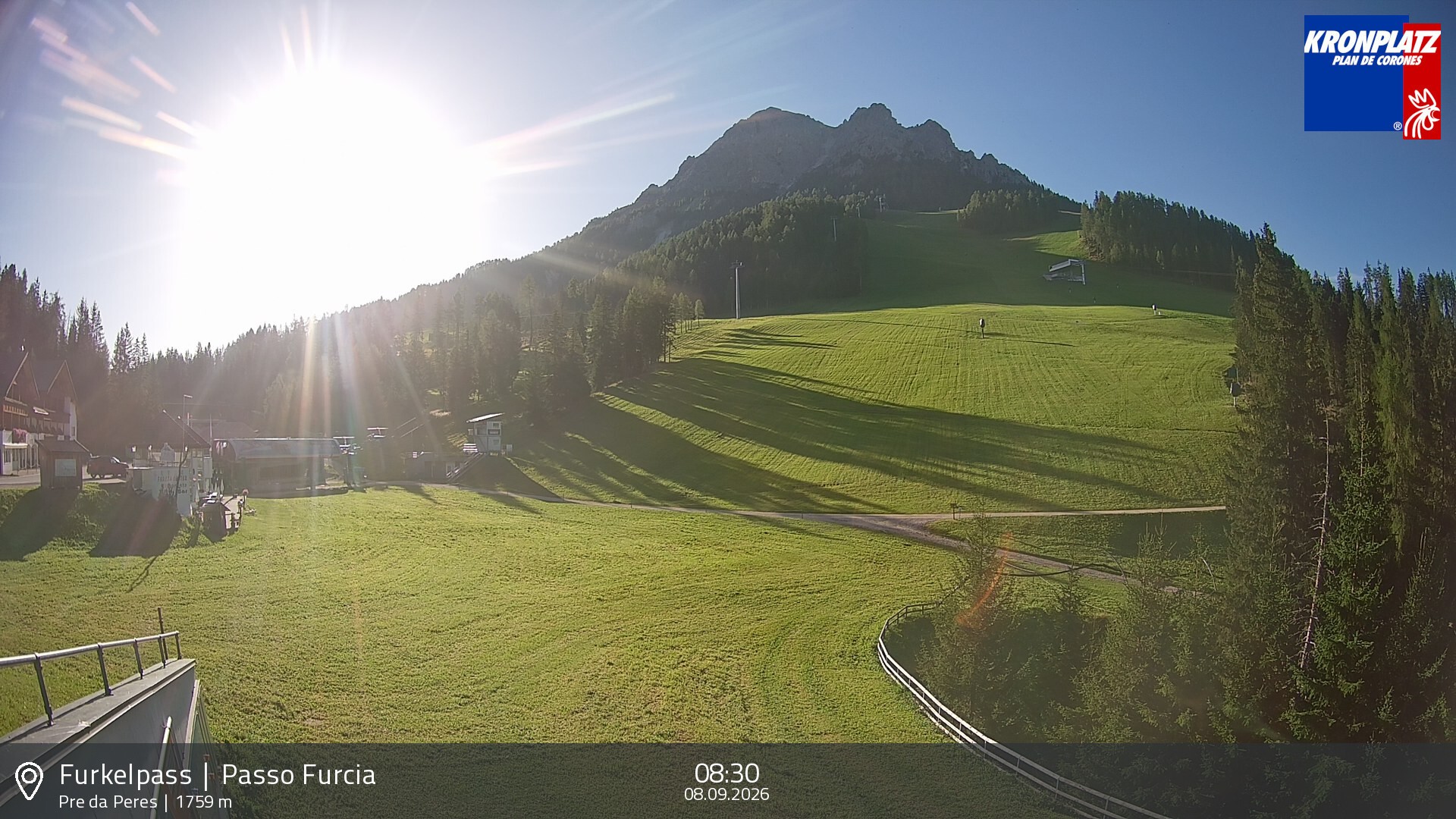 Archiv Foto Webcam Talstation Furkelpass, Kronplatz