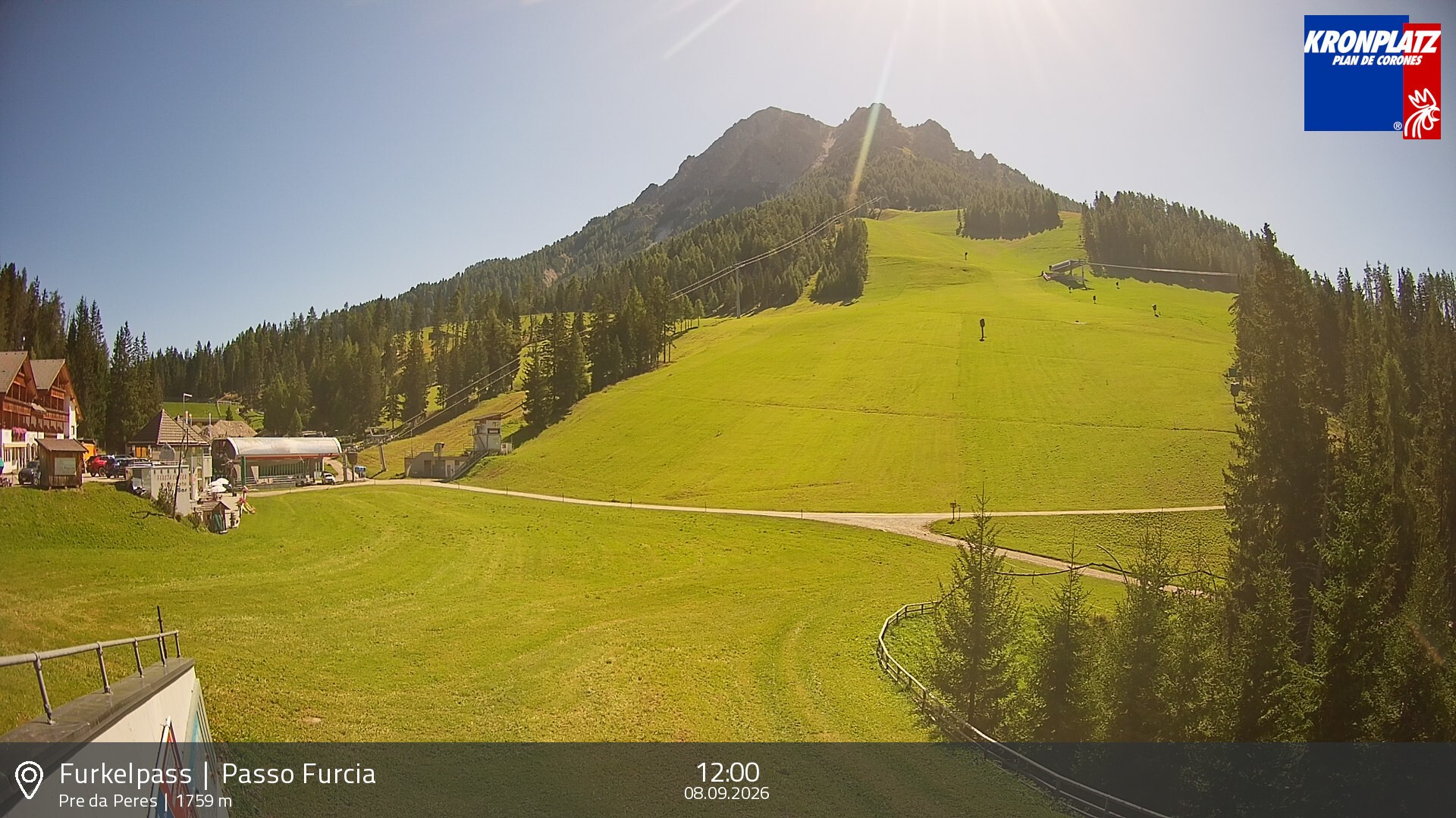 Archiv Foto Webcam Talstation Furkelpass, Kronplatz