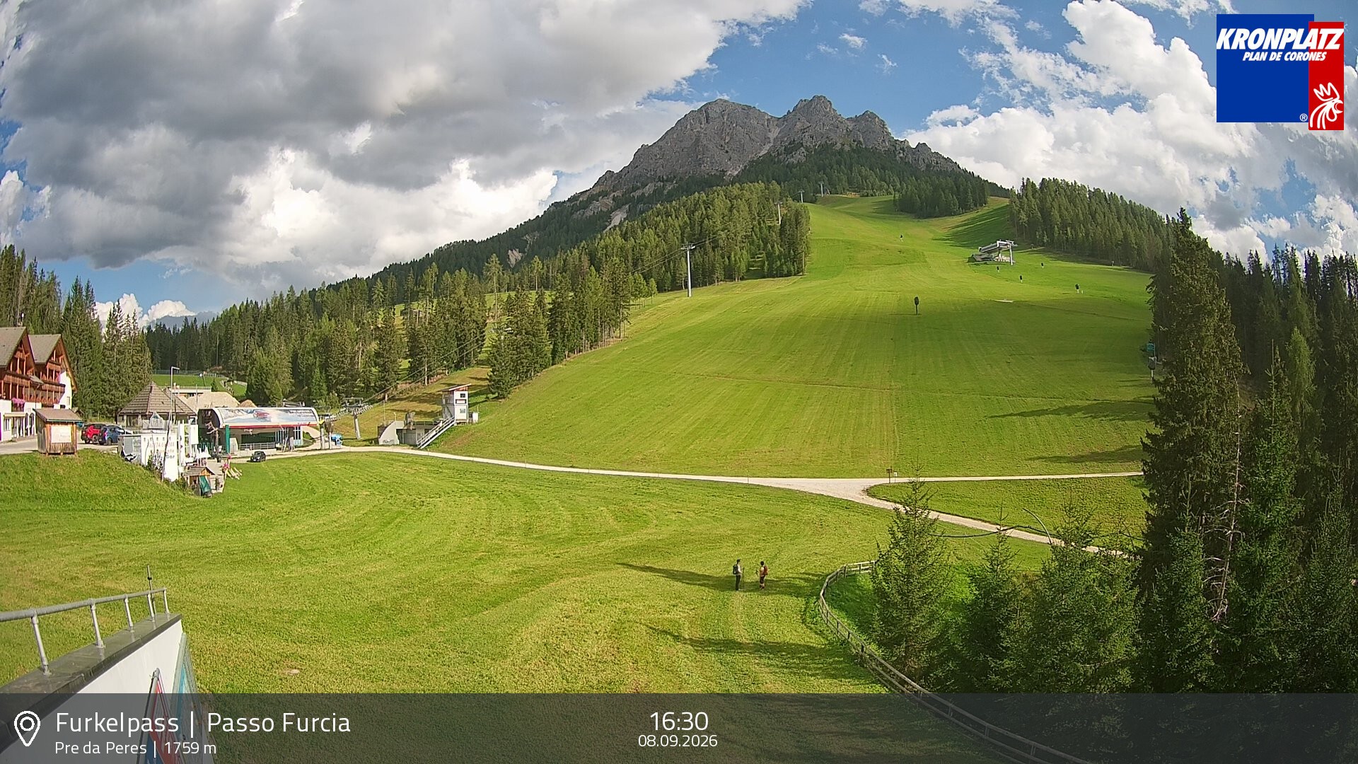 Archiv Foto Webcam Talstation Furkelpass, Kronplatz