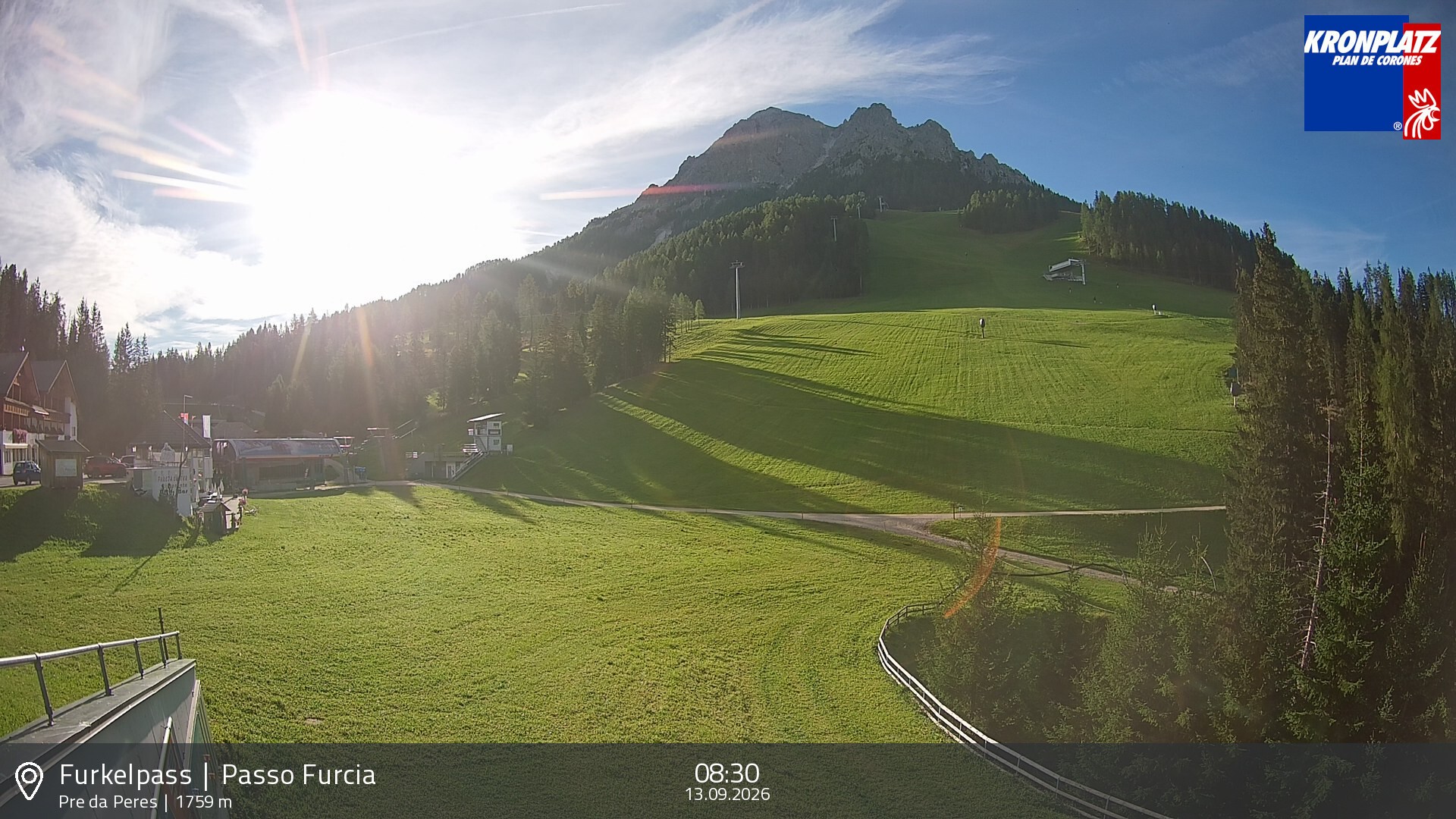 Archiv Foto Webcam Talstation Furkelpass, Kronplatz