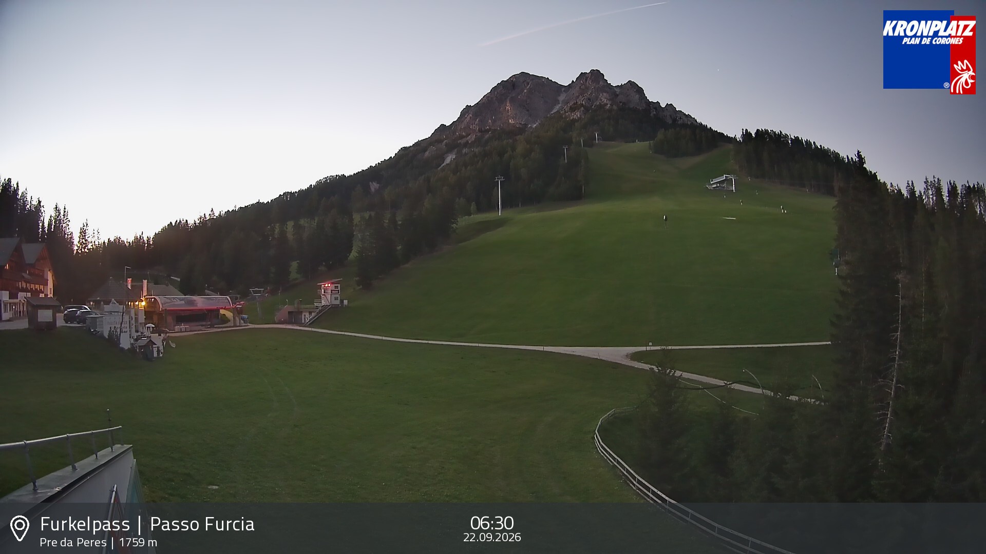 Archiv Foto Webcam Talstation Furkelpass, Kronplatz