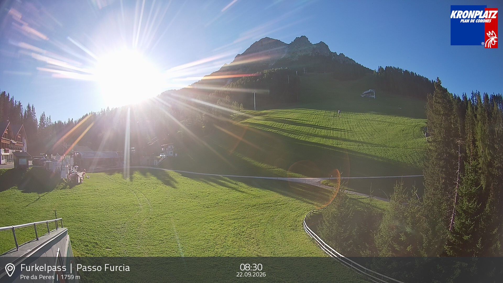 Archiv Foto Webcam Talstation Furkelpass, Kronplatz