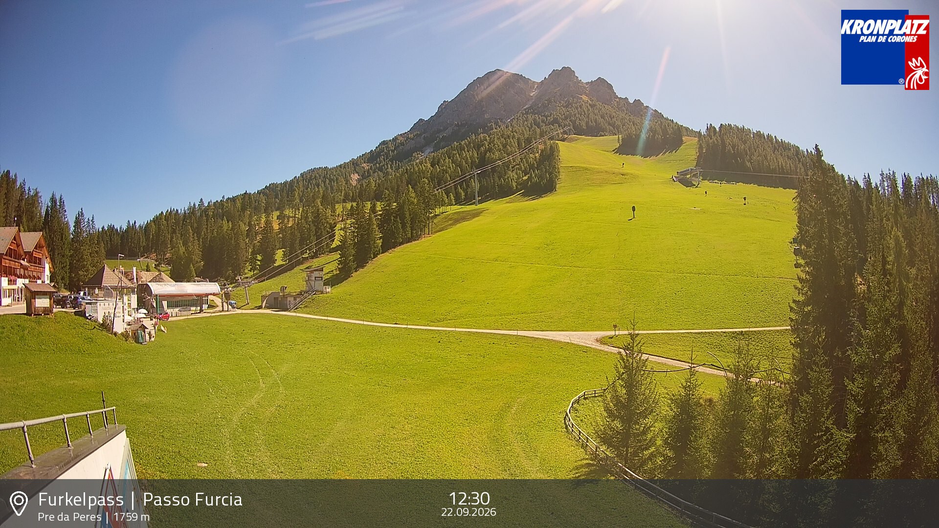 Archiv Foto Webcam Talstation Furkelpass, Kronplatz