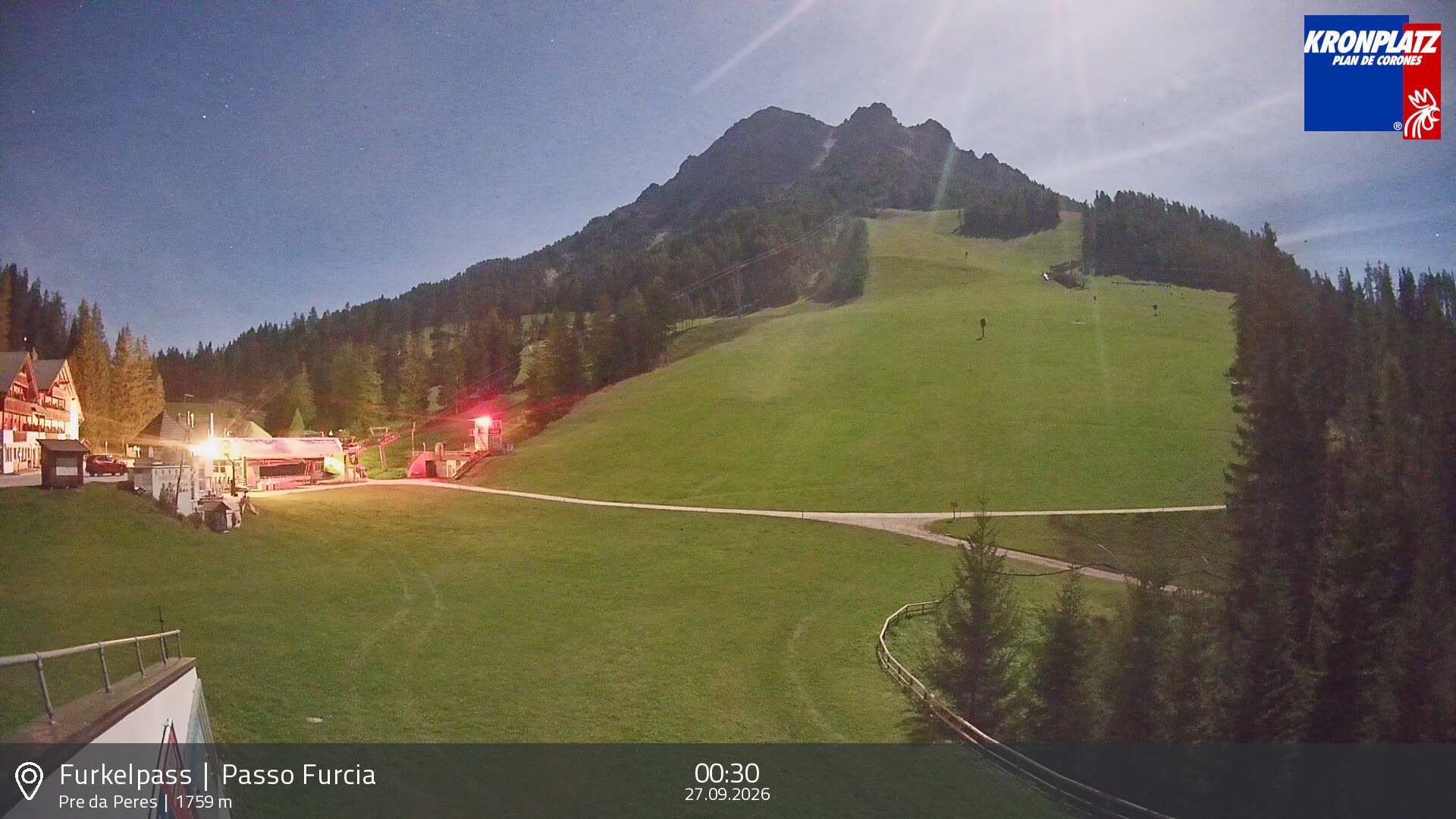 Archiv Foto Webcam Talstation Furkelpass, Kronplatz