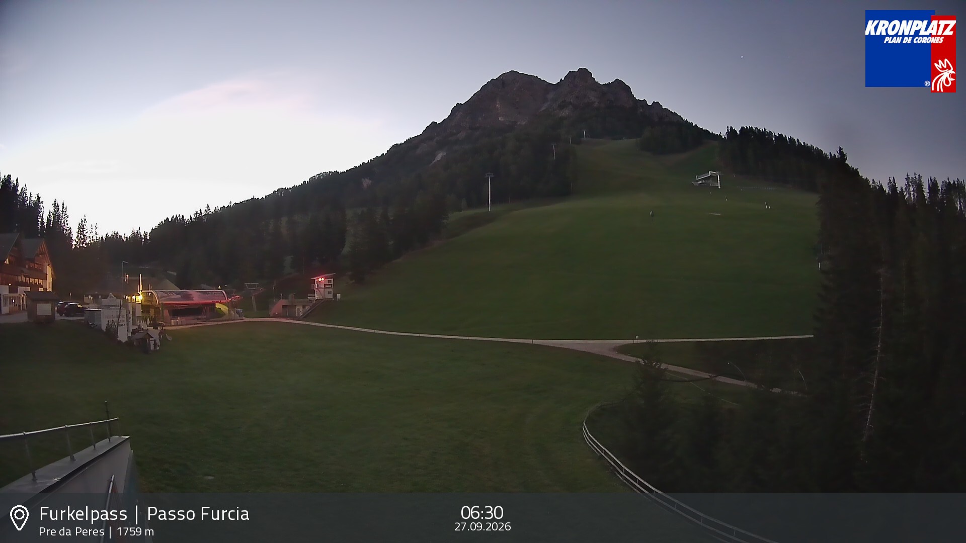 Archiv Foto Webcam Talstation Furkelpass, Kronplatz