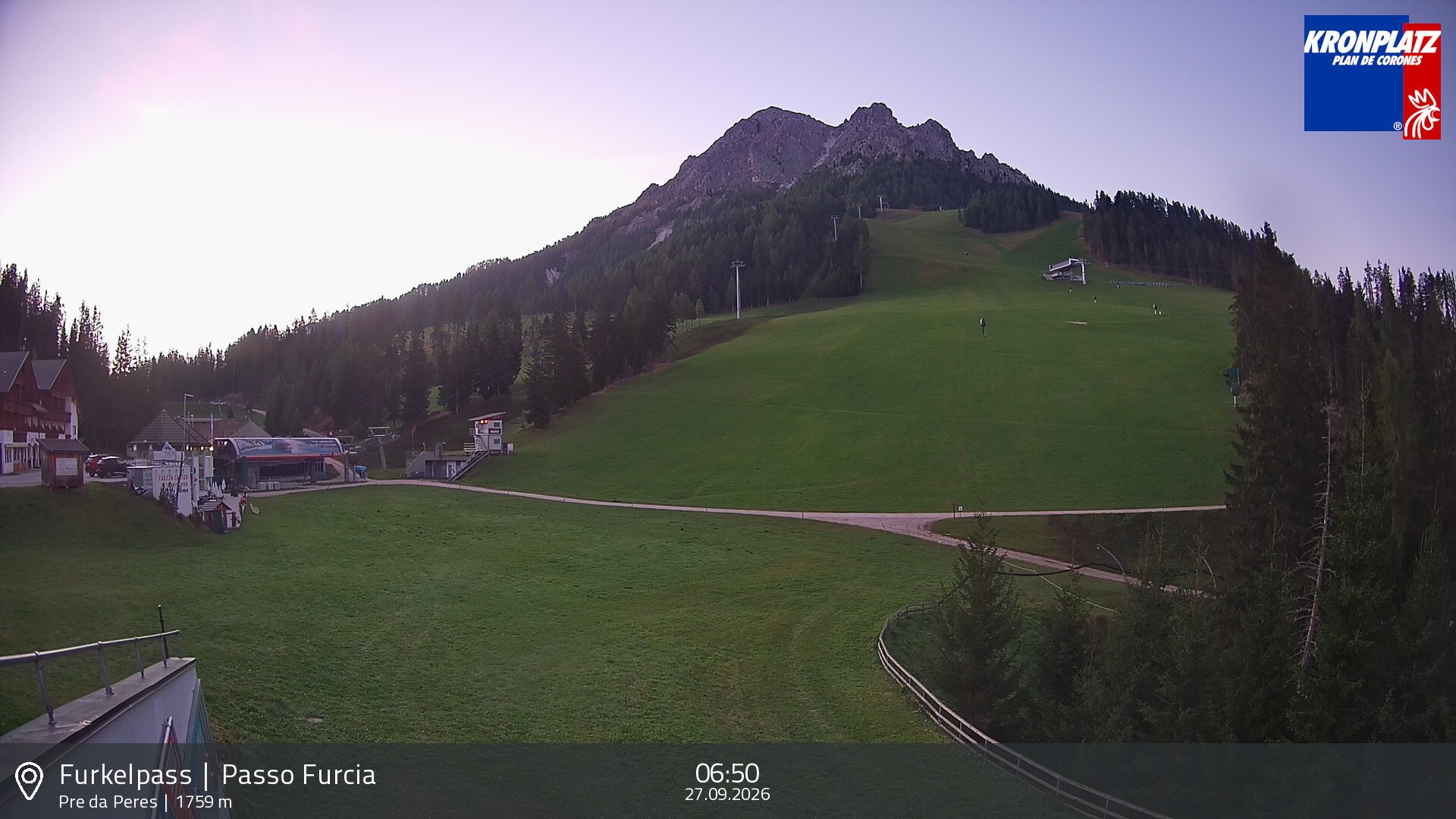Archiv Foto Webcam Talstation Furkelpass, Kronplatz