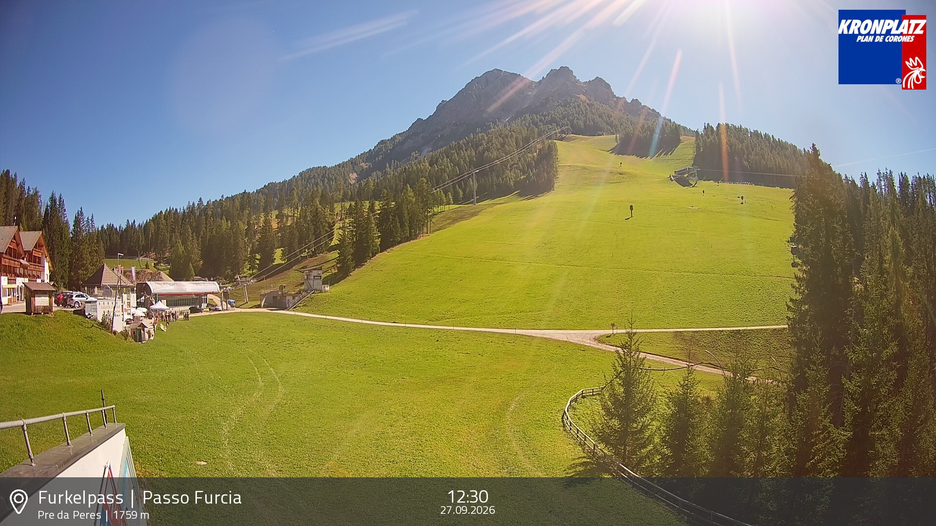 Archiv Foto Webcam Talstation Furkelpass, Kronplatz