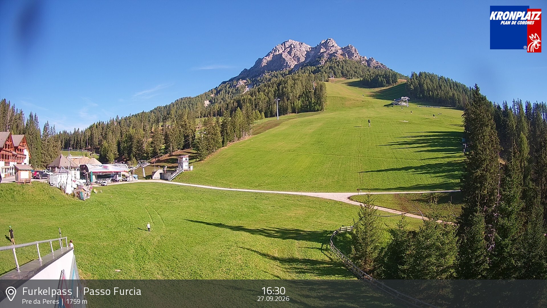 Archiv Foto Webcam Talstation Furkelpass, Kronplatz