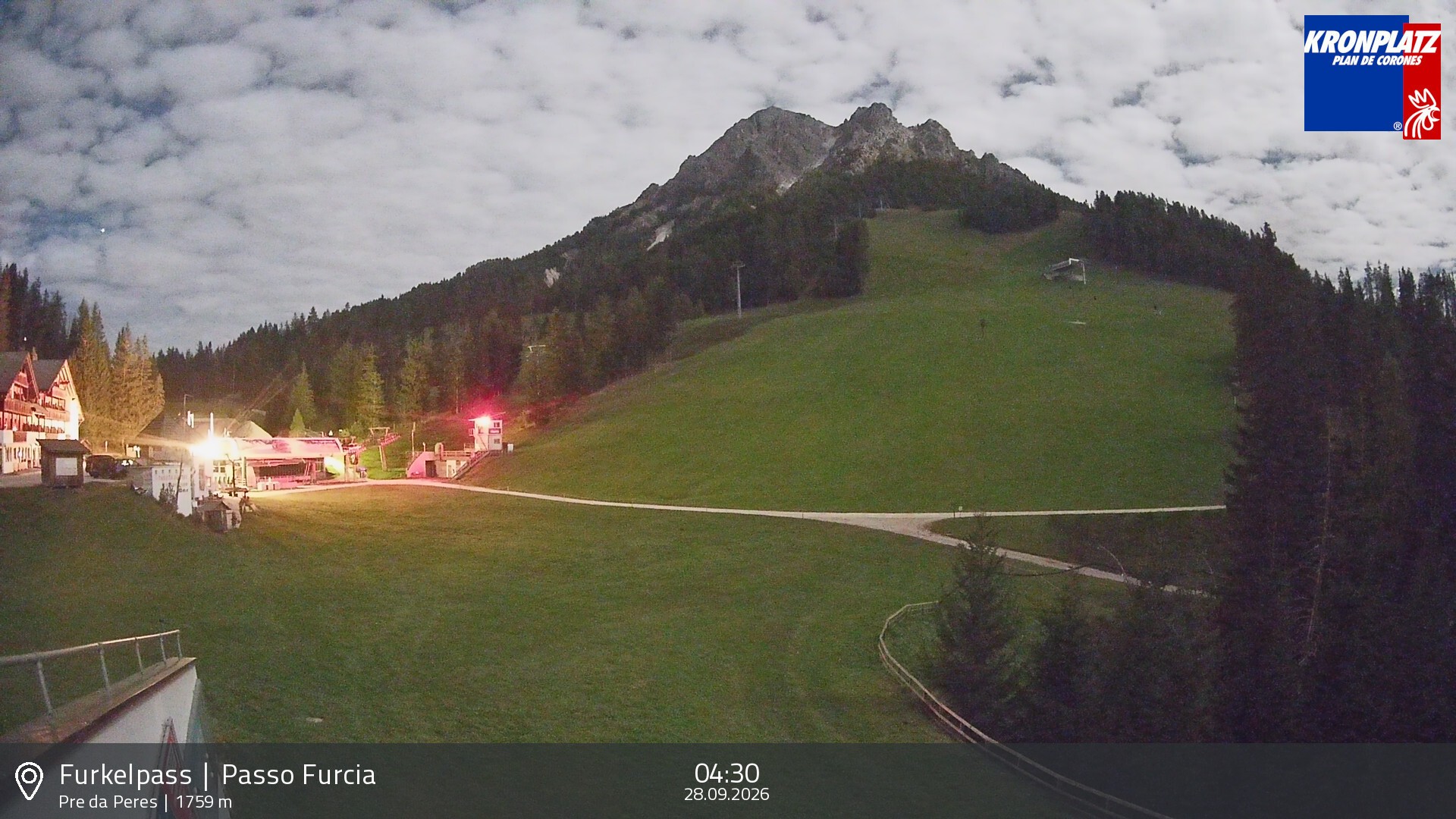 Archiv Foto Webcam Talstation Furkelpass, Kronplatz