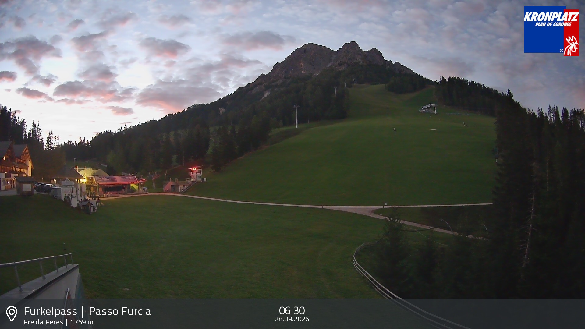 Archiv Foto Webcam Talstation Furkelpass, Kronplatz