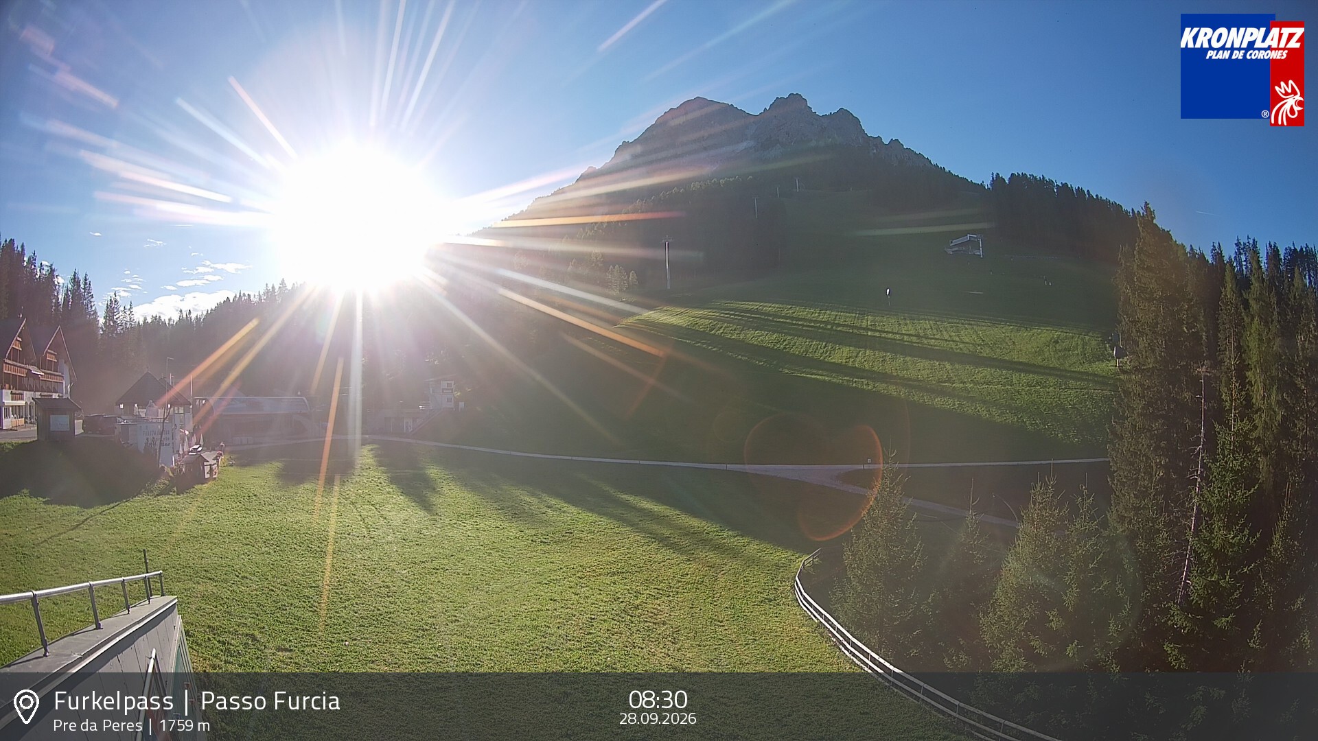 Archiv Foto Webcam Talstation Furkelpass, Kronplatz