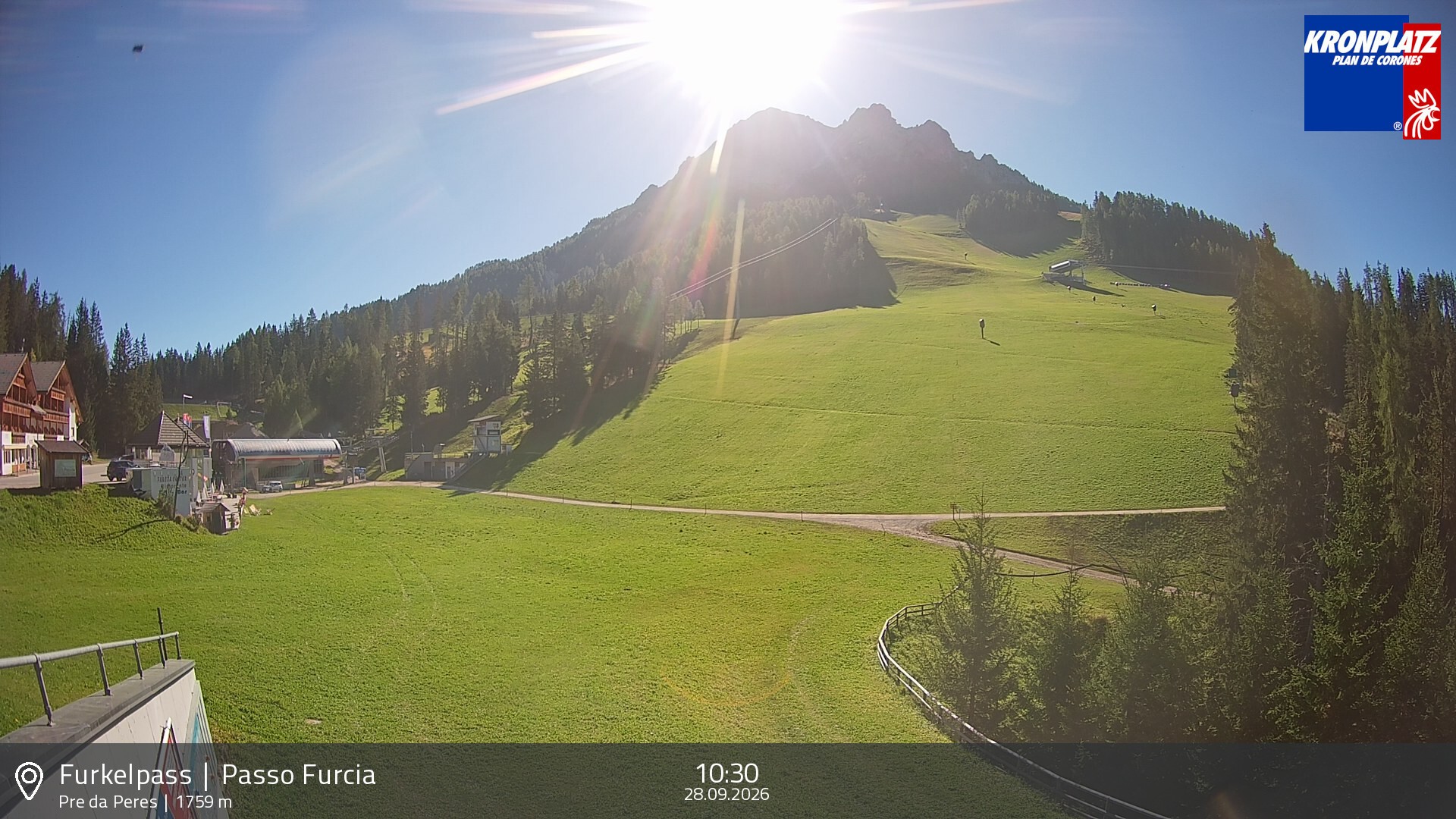Archiv Foto Webcam Talstation Furkelpass, Kronplatz