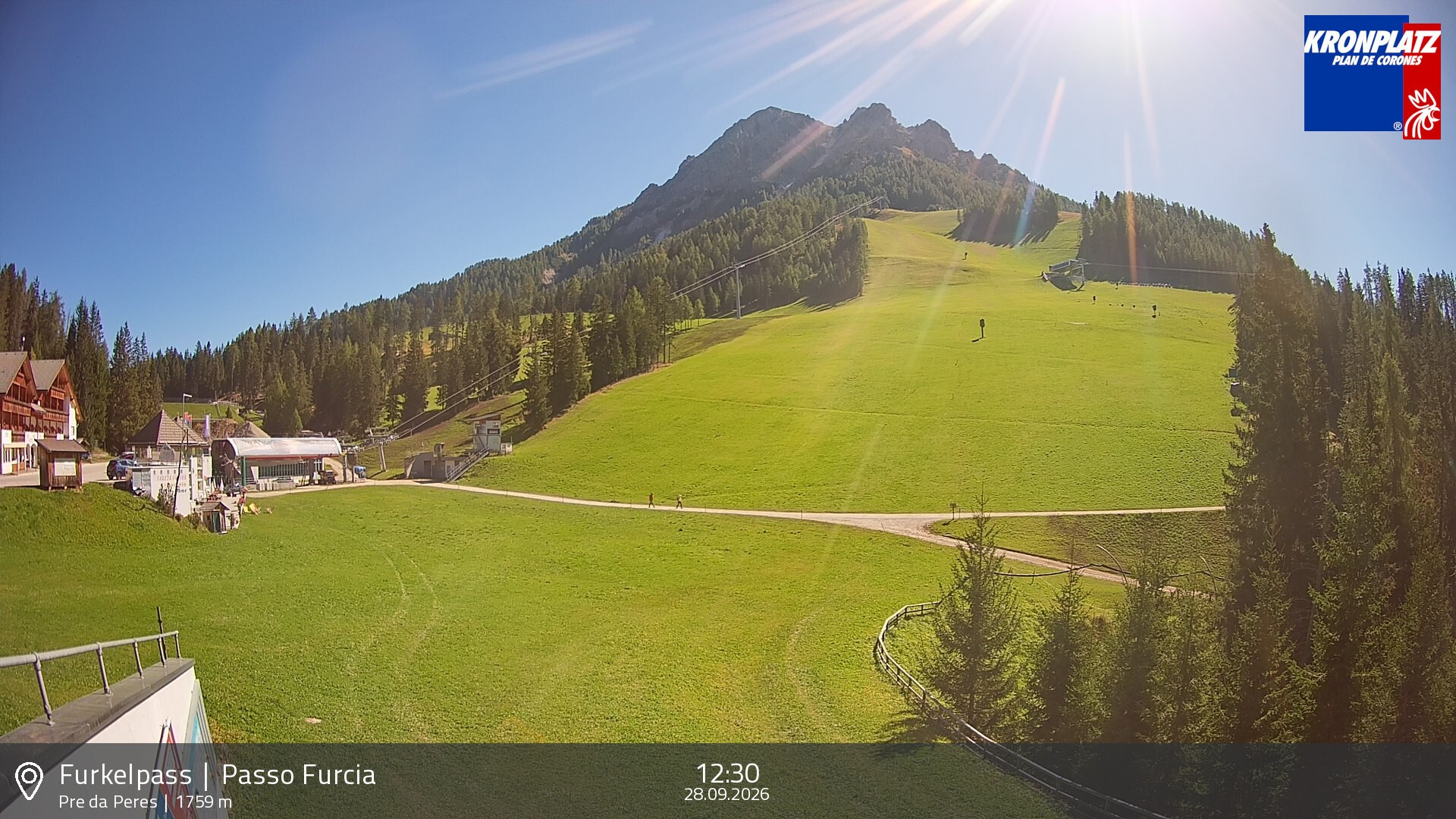 Archiv Foto Webcam Talstation Furkelpass, Kronplatz
