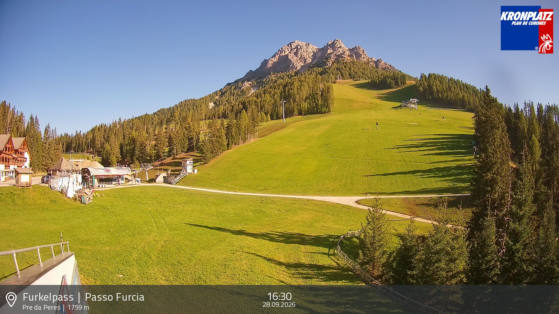 Archiv Foto Webcam Talstation Furkelpass, Kronplatz