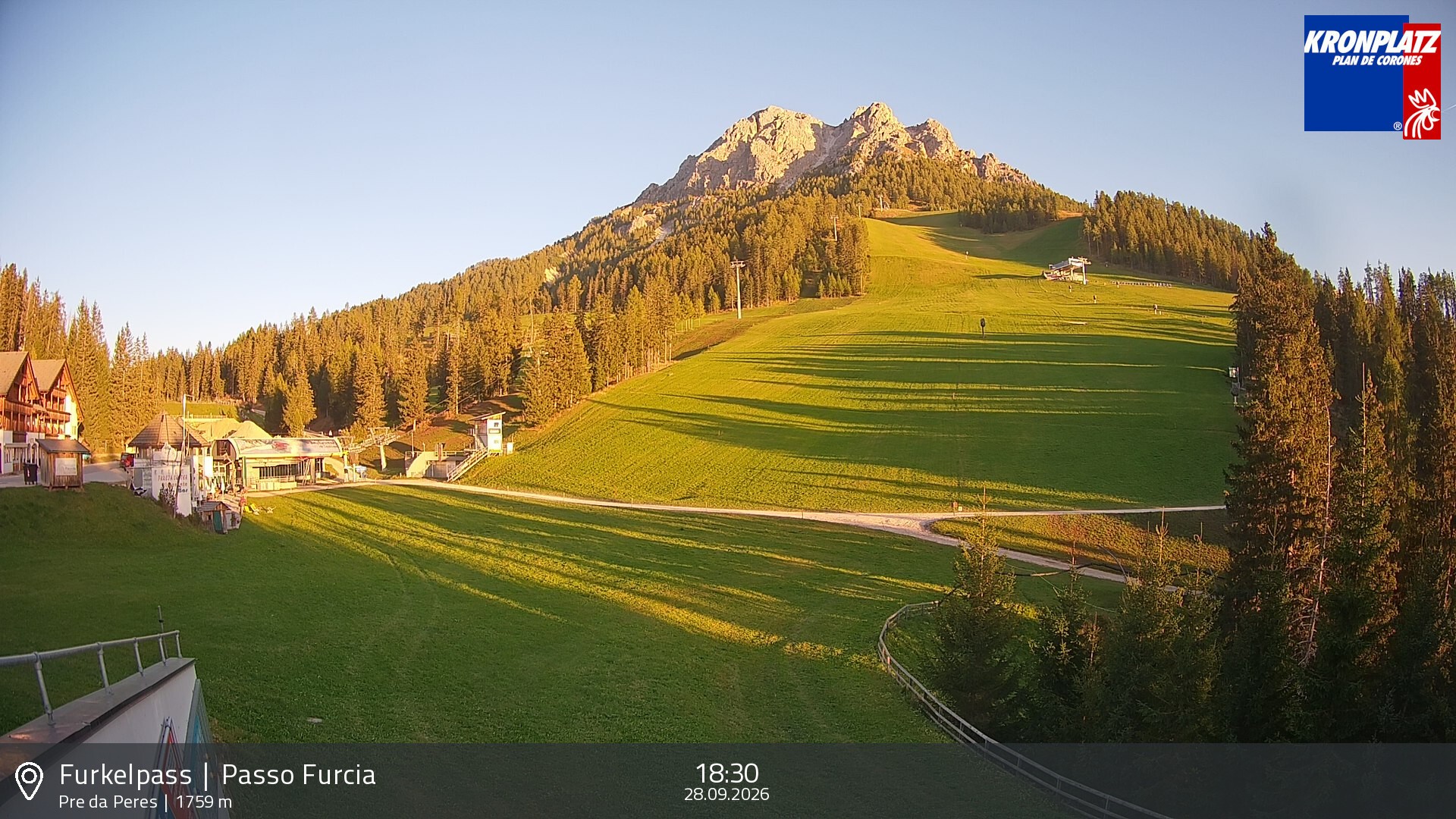 Archiv Foto Webcam Talstation Furkelpass, Kronplatz