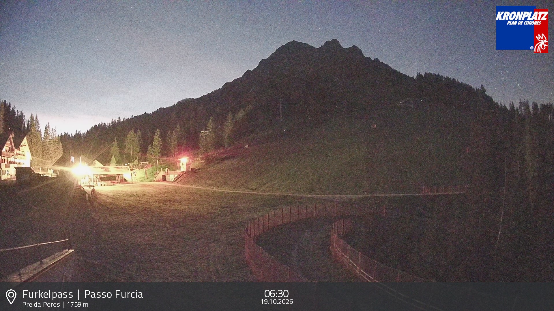 Archiv Foto Webcam Talstation Furkelpass, Kronplatz