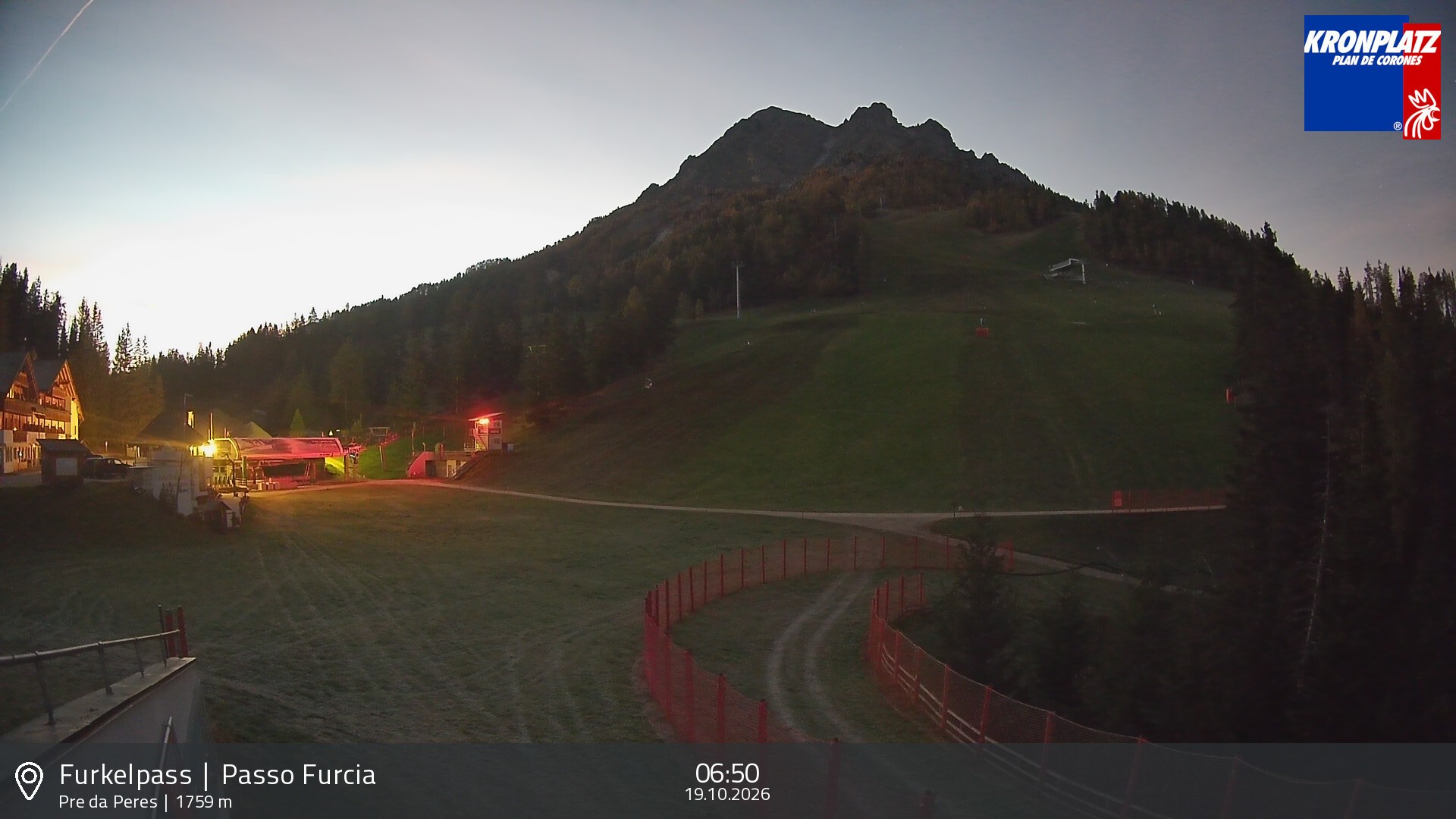 Archiv Foto Webcam Talstation Furkelpass, Kronplatz