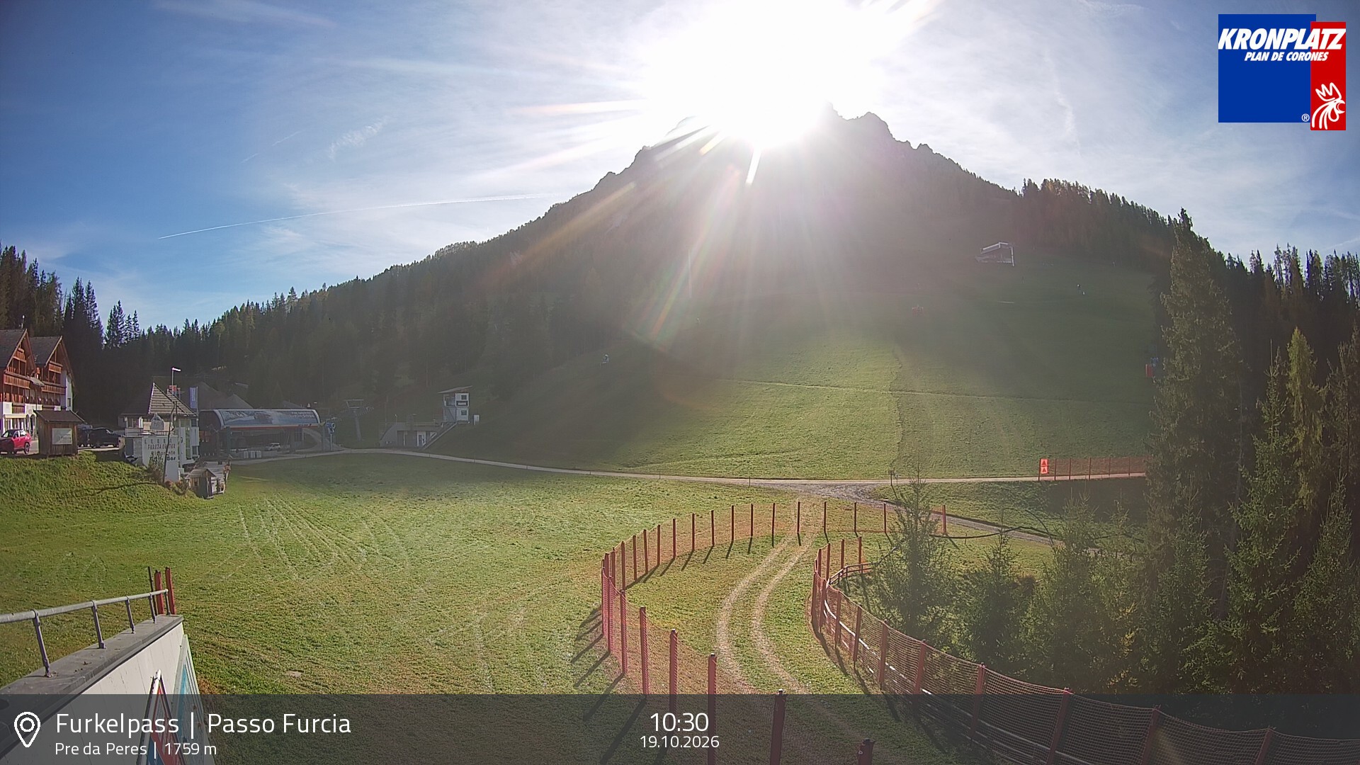Archiv Foto Webcam Talstation Furkelpass, Kronplatz