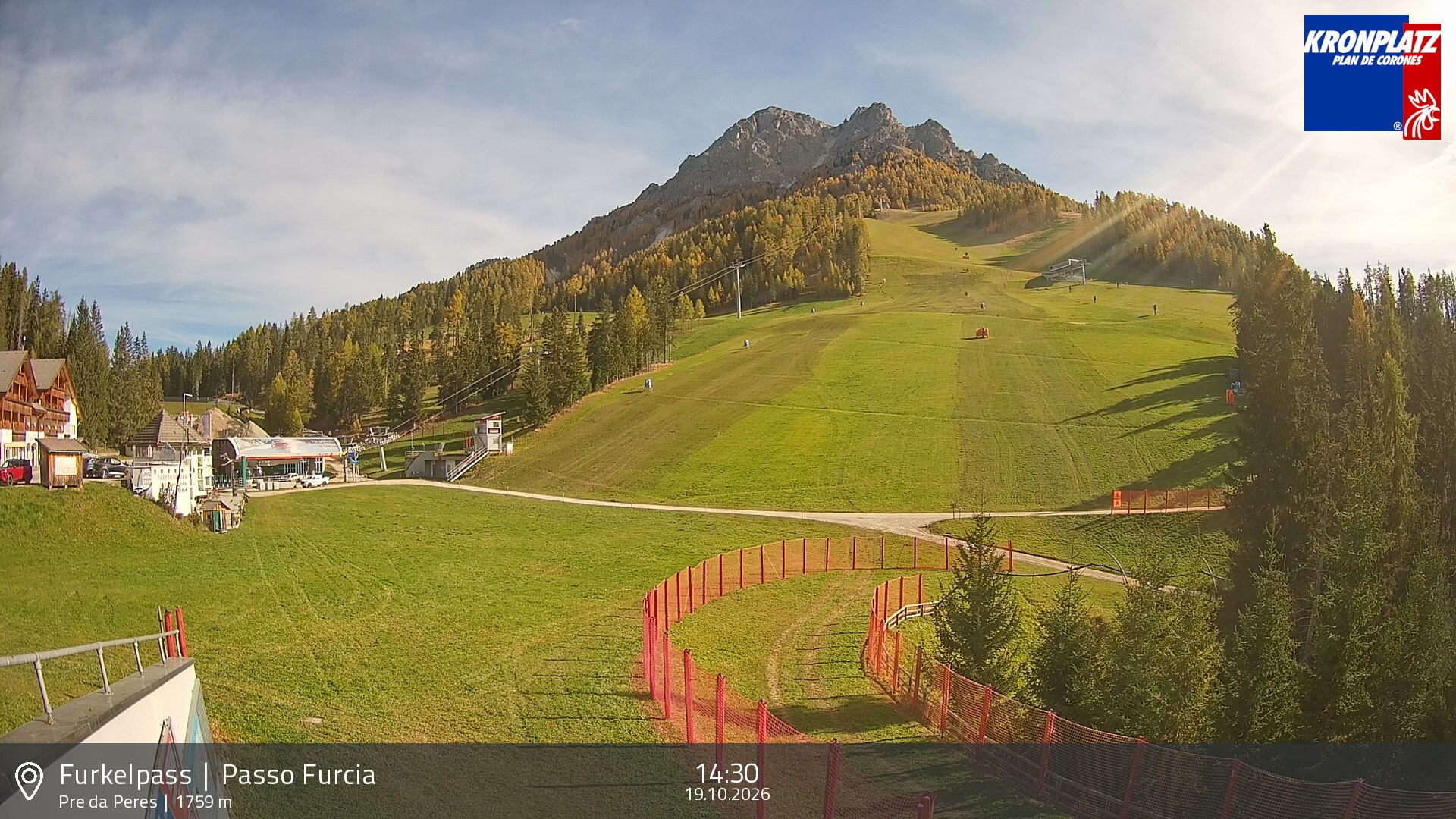 Archiv Foto Webcam Talstation Furkelpass, Kronplatz