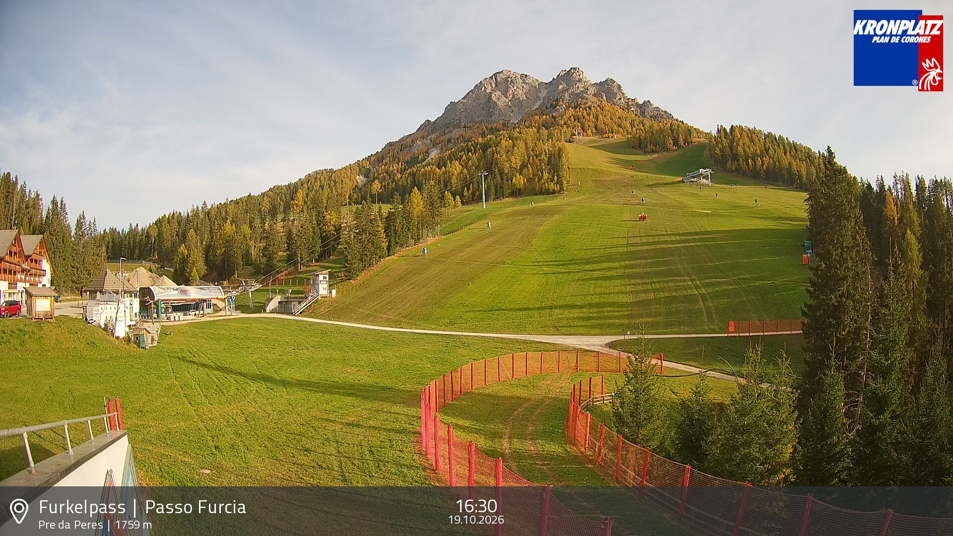 Archiv Foto Webcam Talstation Furkelpass, Kronplatz