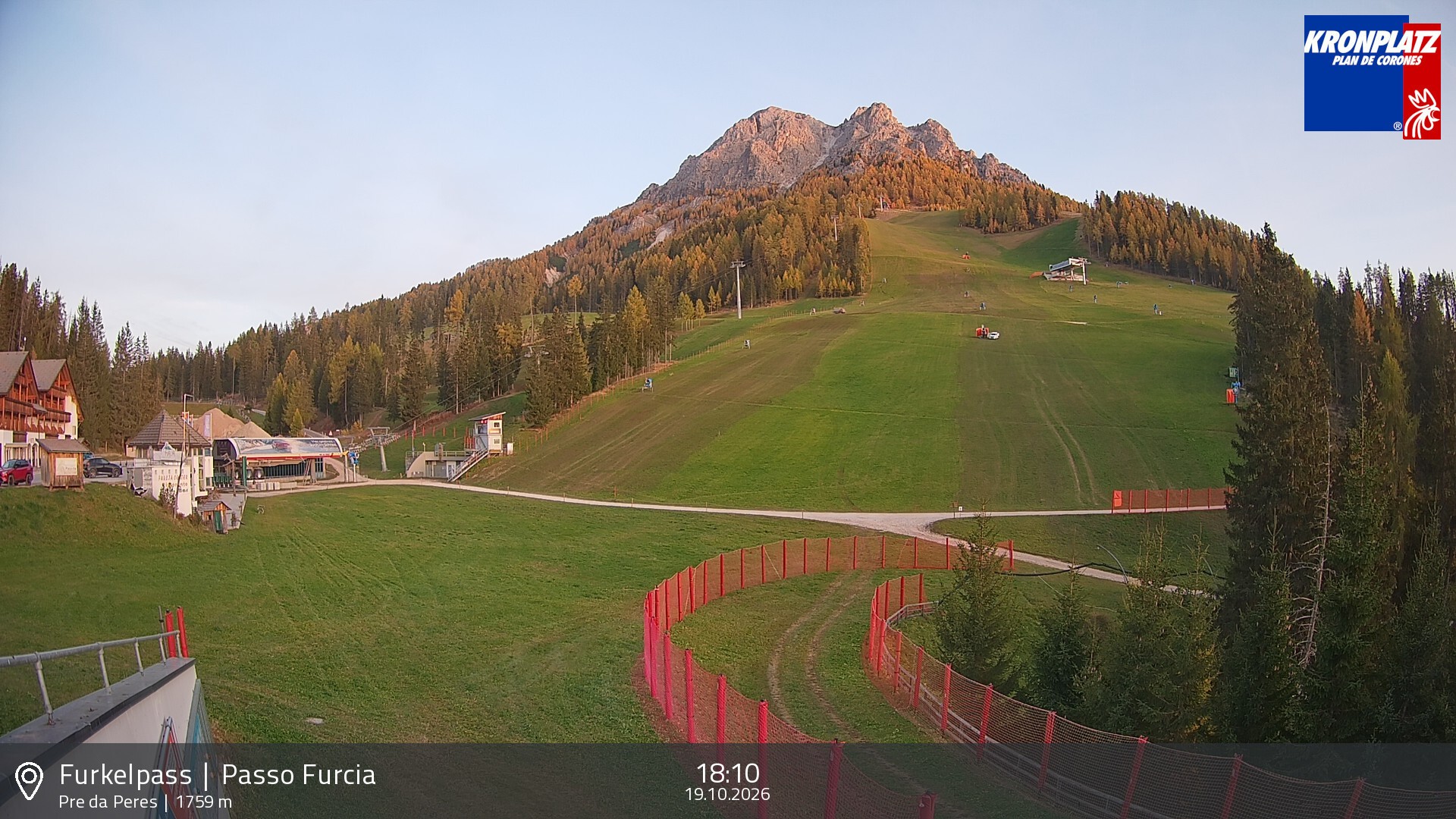 Archiv Foto Webcam Talstation Furkelpass, Kronplatz