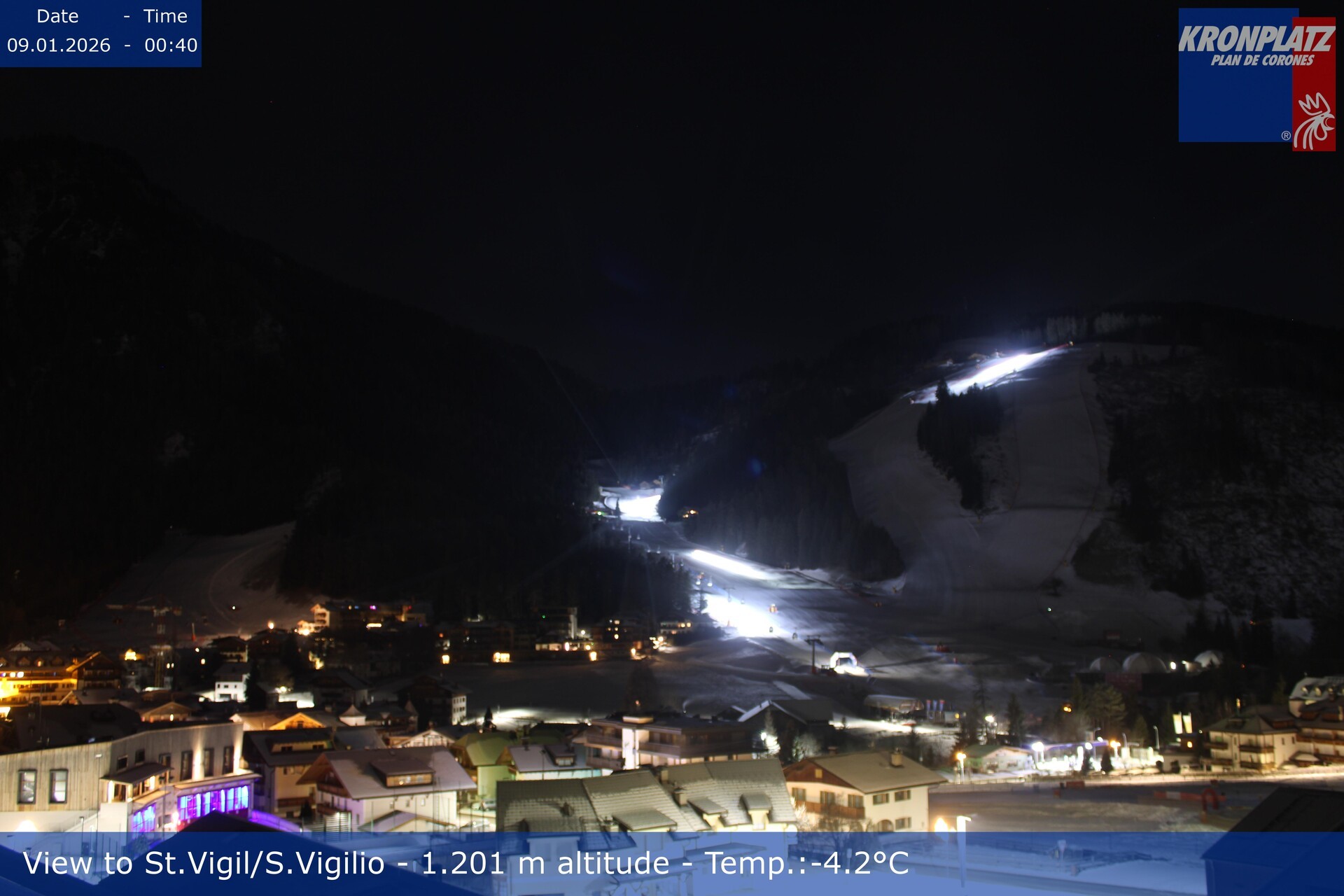 Archiv Foto Webcam St. Vigil am Kronplatz, Südtirol