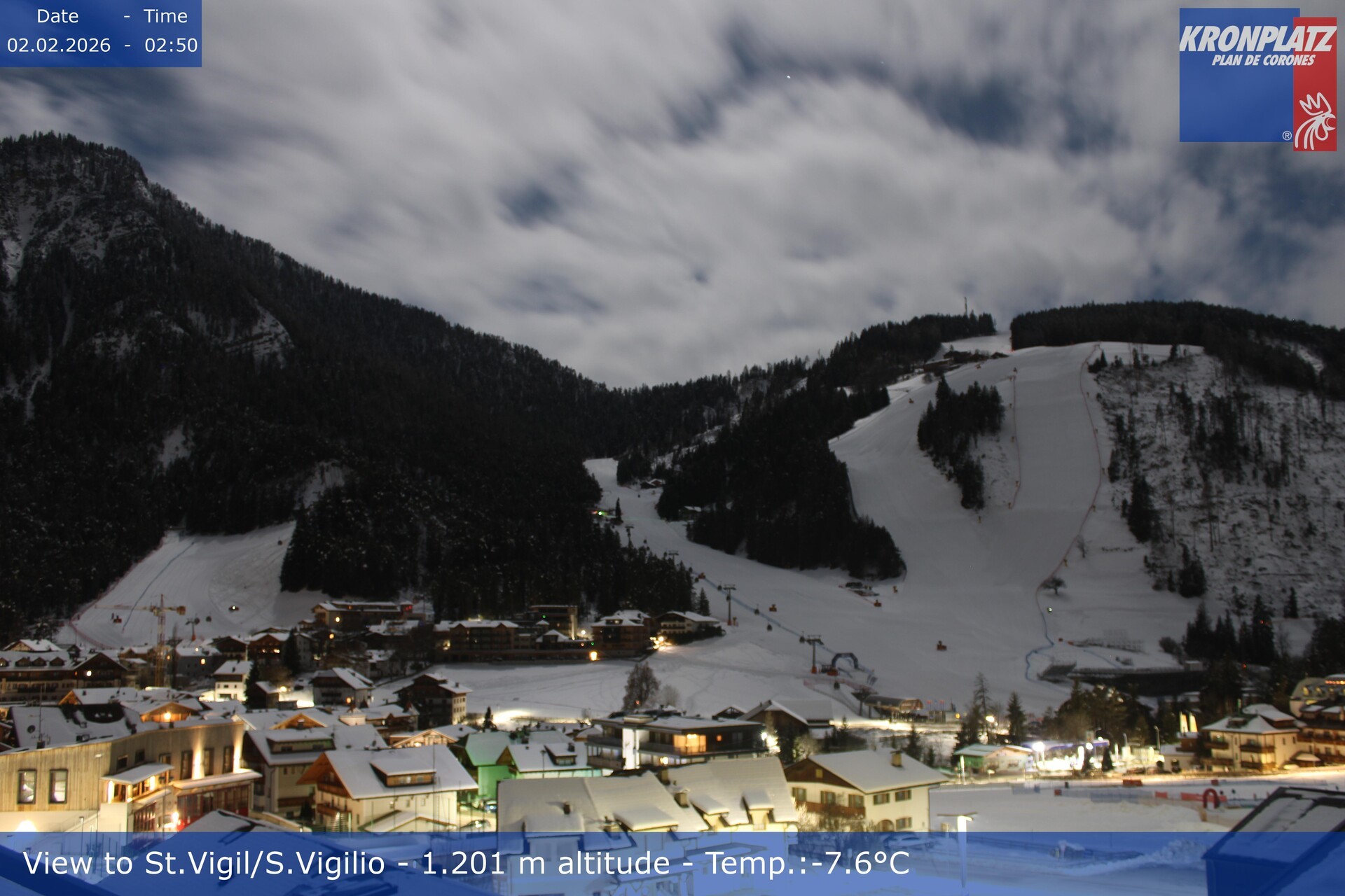 Archiv Foto Webcam St. Vigil am Kronplatz, Südtirol