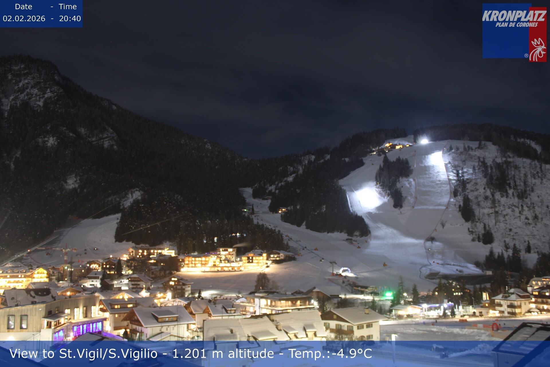 Archiv Foto Webcam St. Vigil am Kronplatz, Südtirol