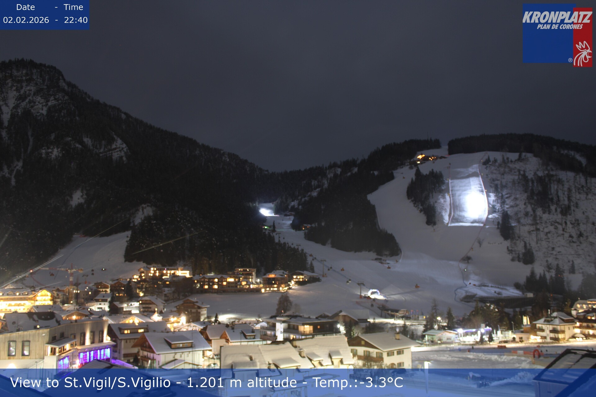 Archiv Foto Webcam St. Vigil am Kronplatz, Südtirol
