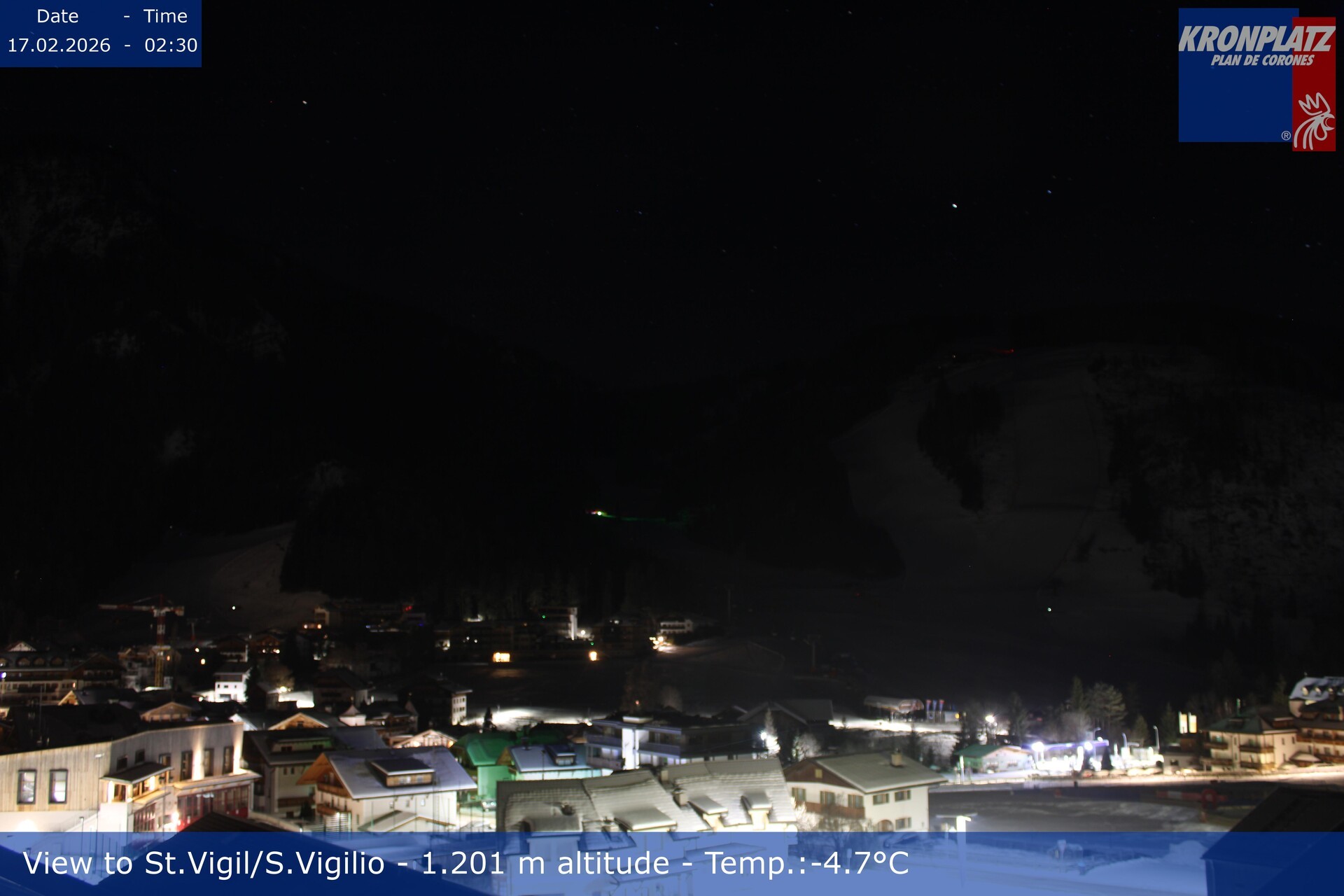 Archiv Foto Webcam St. Vigil am Kronplatz, Südtirol