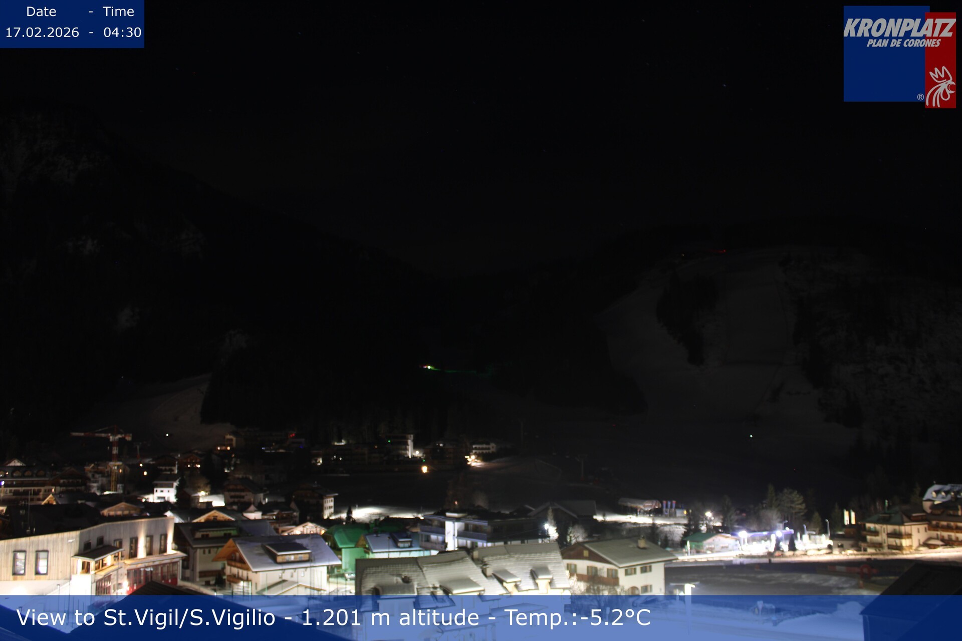 Archiv Foto Webcam St. Vigil am Kronplatz, Südtirol