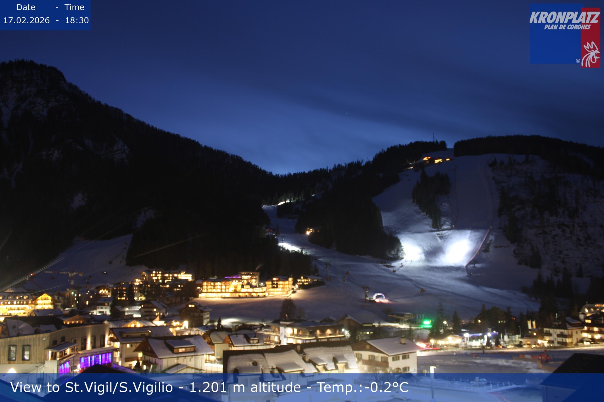 Archiv Foto Webcam St. Vigil am Kronplatz, Südtirol