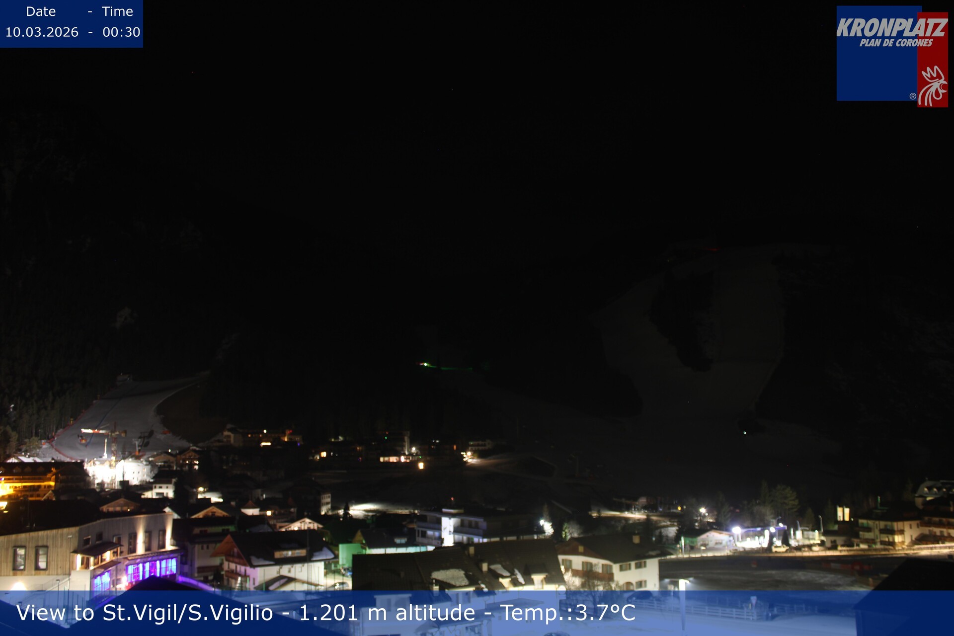 Archiv Foto Webcam St. Vigil am Kronplatz, Südtirol