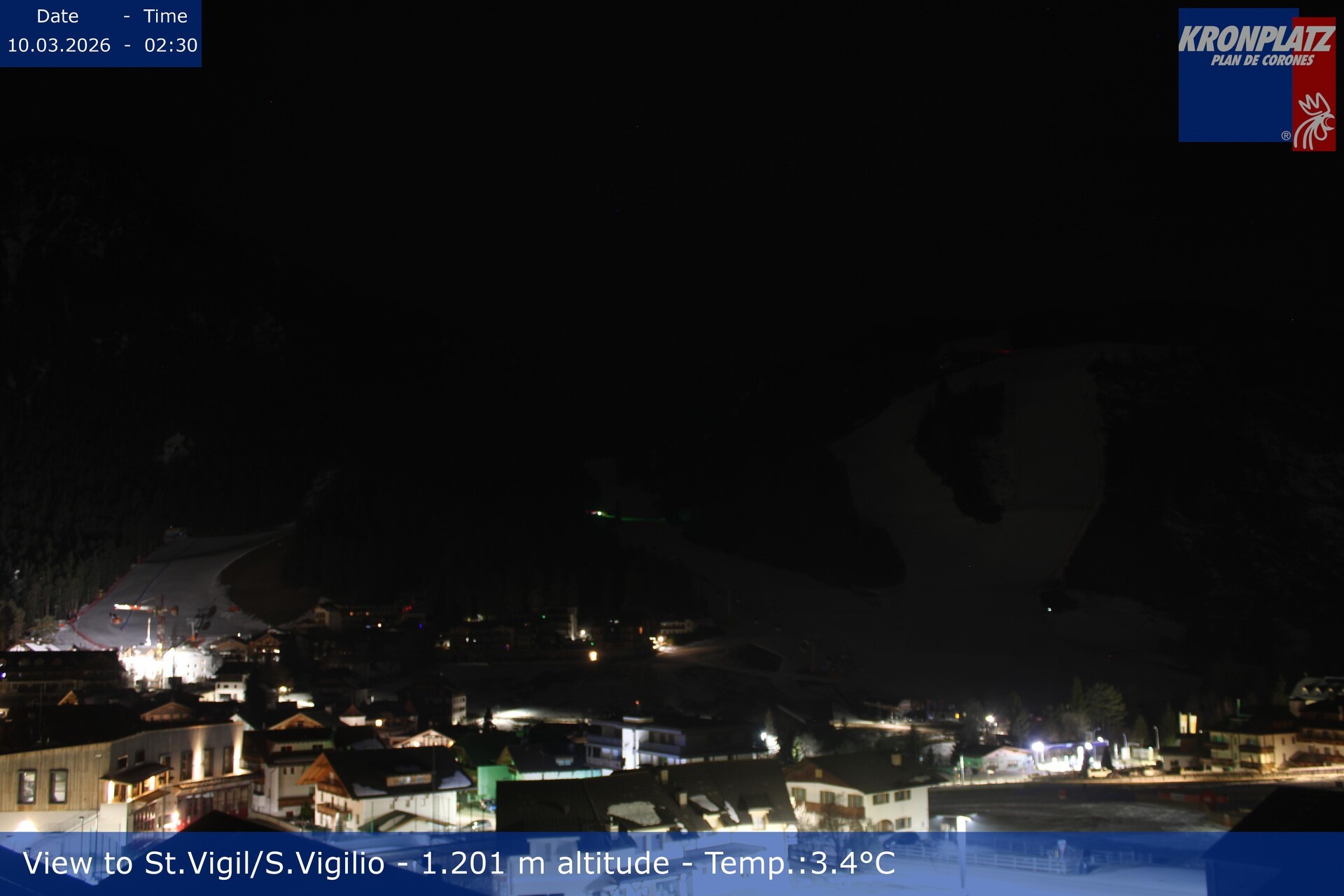 Archiv Foto Webcam St. Vigil am Kronplatz, Südtirol