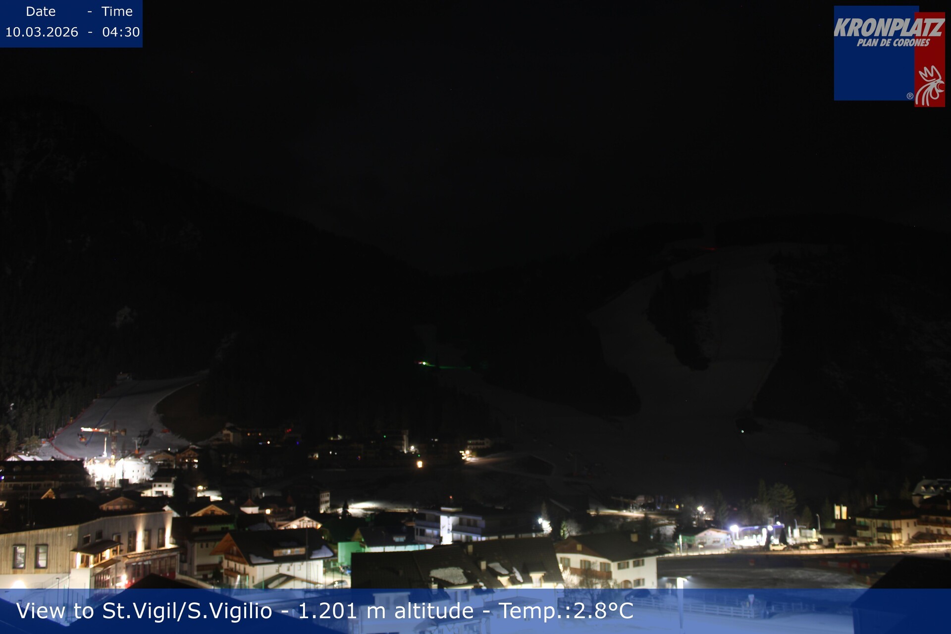 Archiv Foto Webcam St. Vigil am Kronplatz, Südtirol
