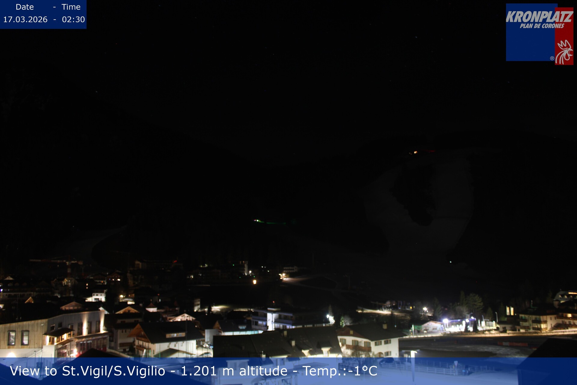 Archiv Foto Webcam St. Vigil am Kronplatz, Südtirol