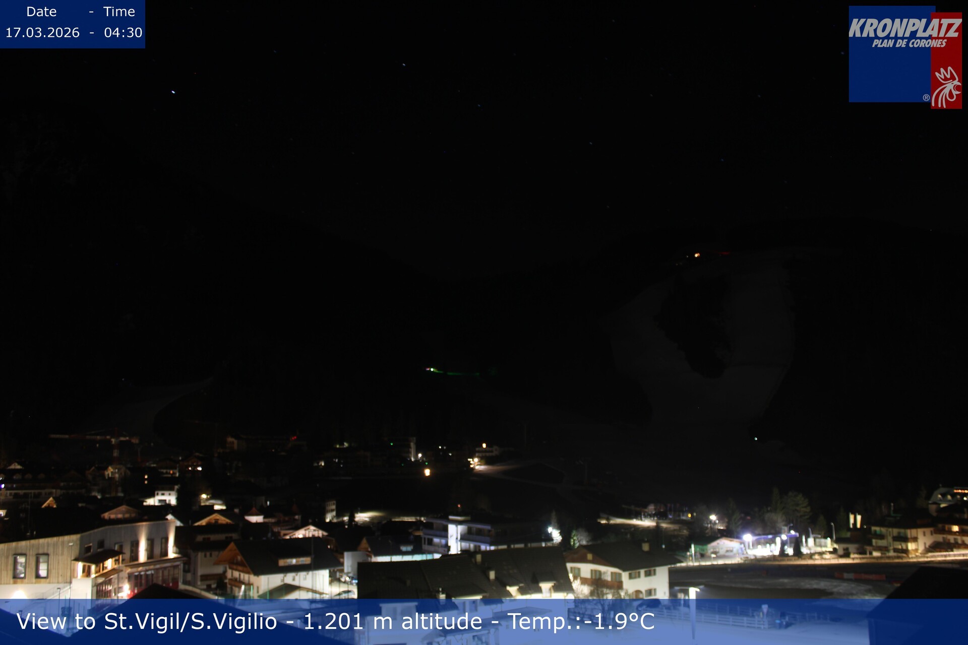 Archiv Foto Webcam St. Vigil am Kronplatz, Südtirol
