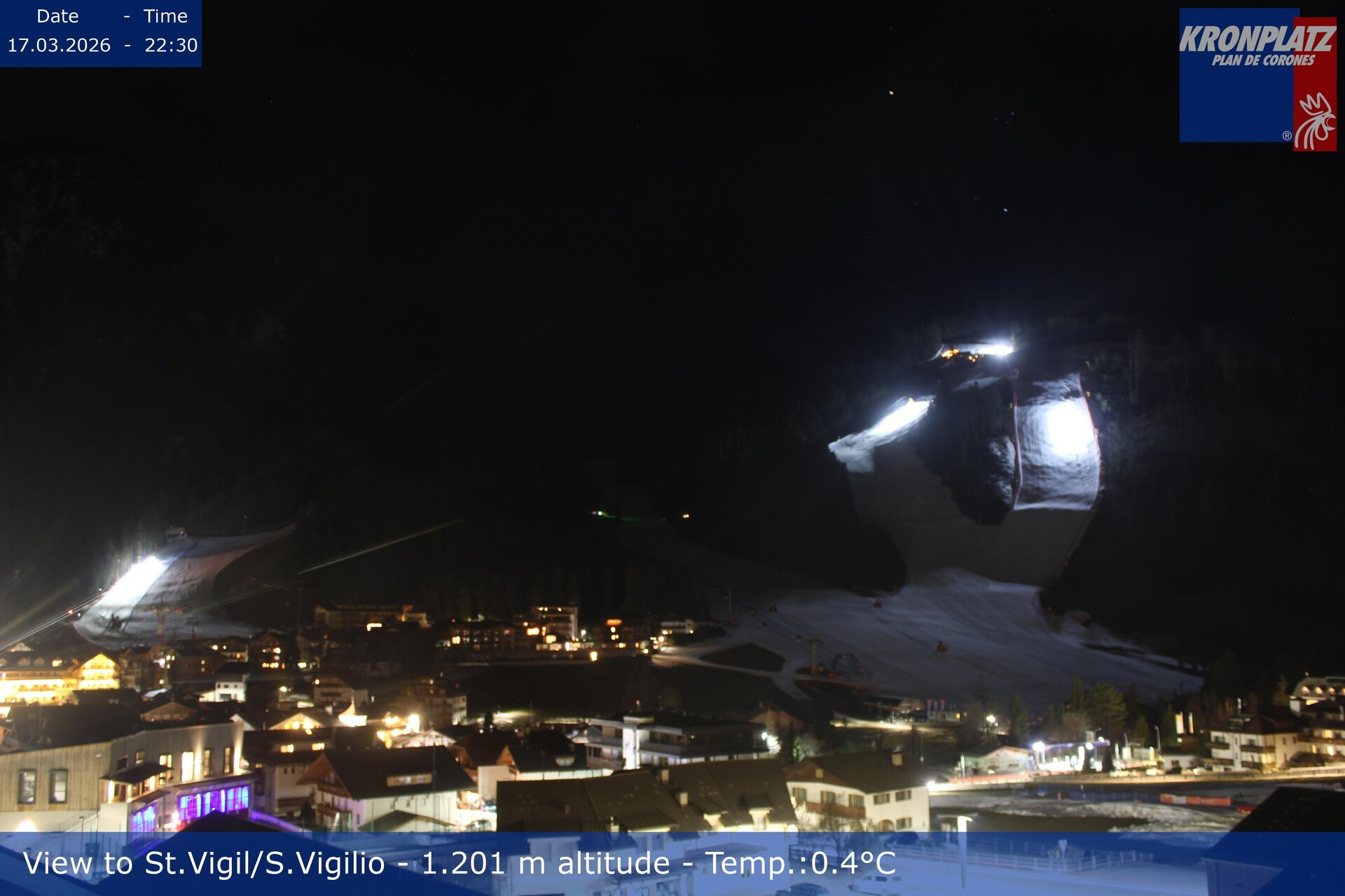 Archiv Foto Webcam St. Vigil am Kronplatz, Südtirol